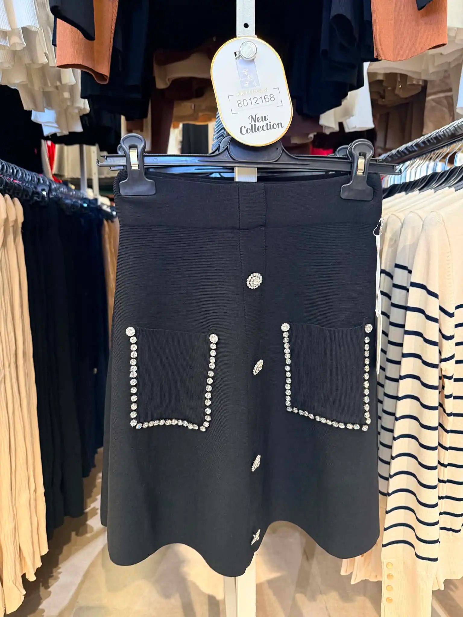 A-line Knit Skirt
