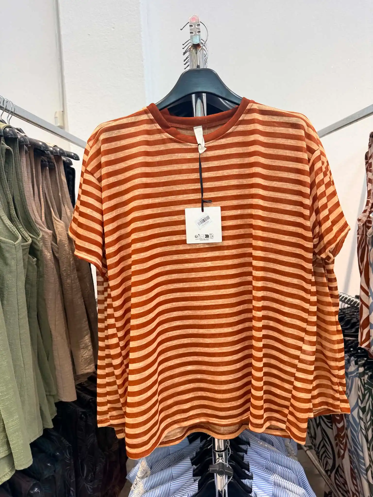 Striped Short-Sleeve Top