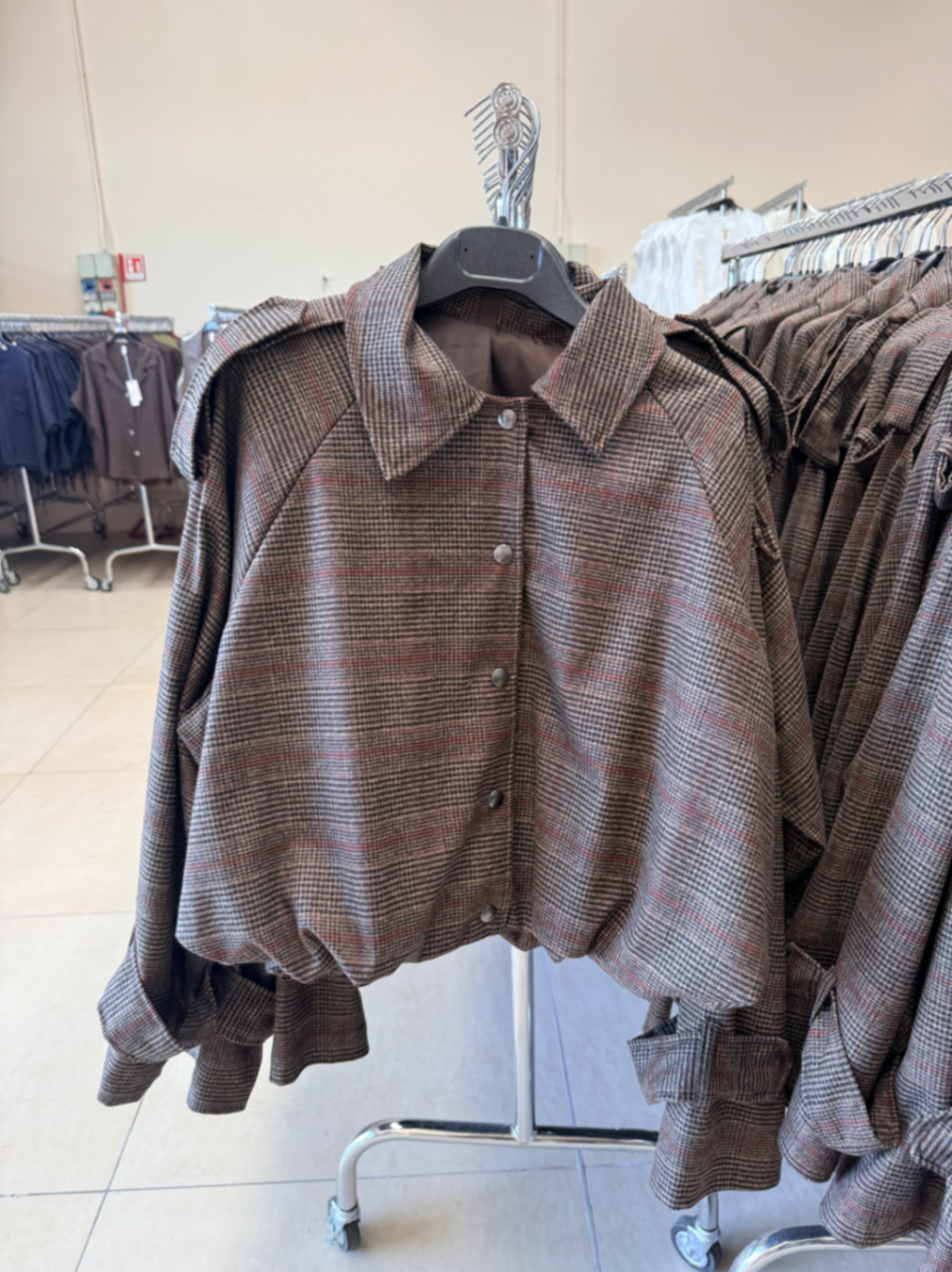 Cropped Shirt Jacket