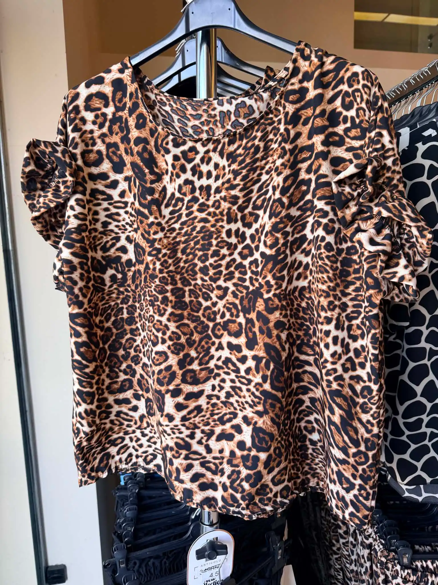 Printed Relaxed-Fit Top
