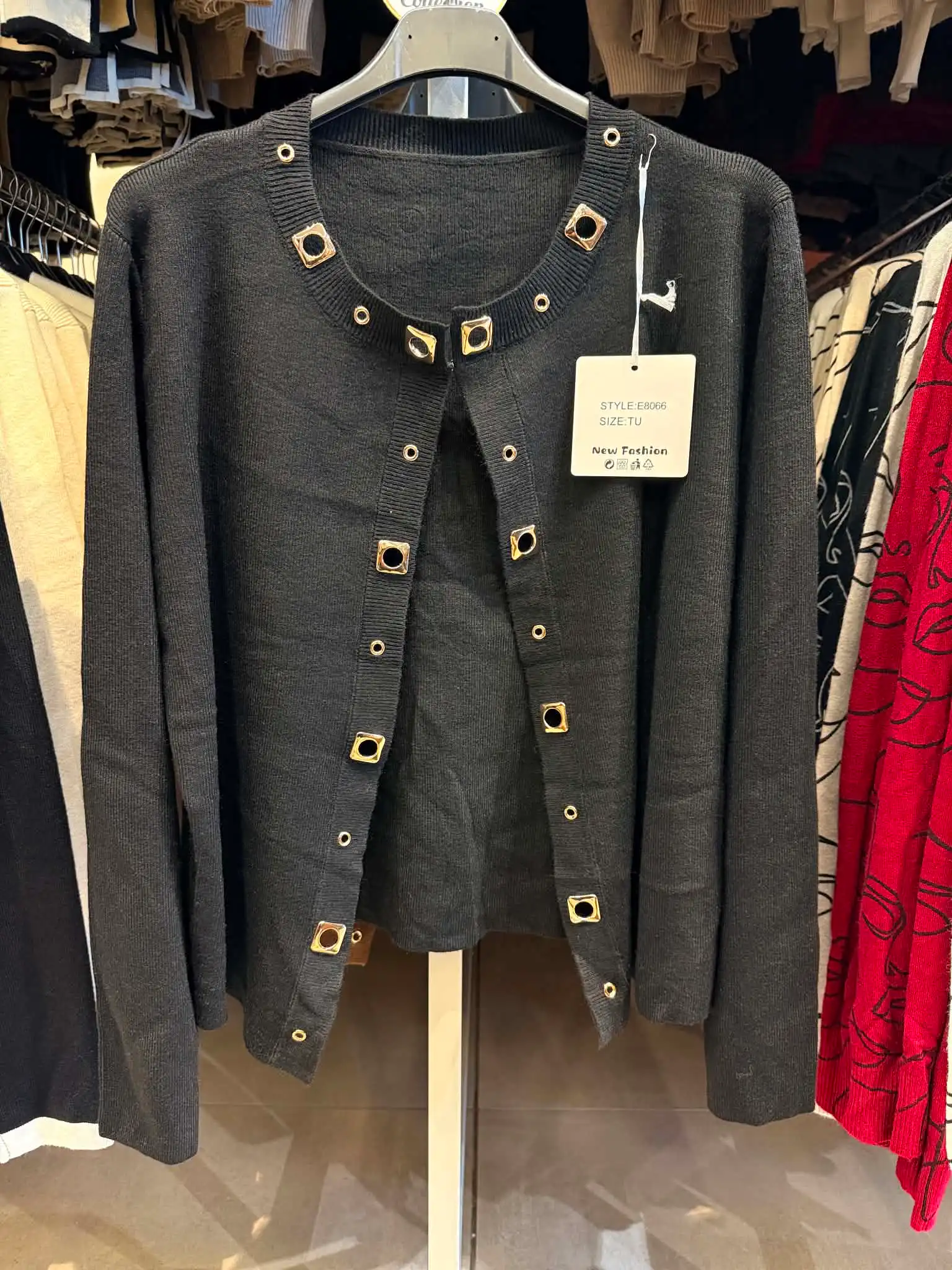 Ribbed Cardigan