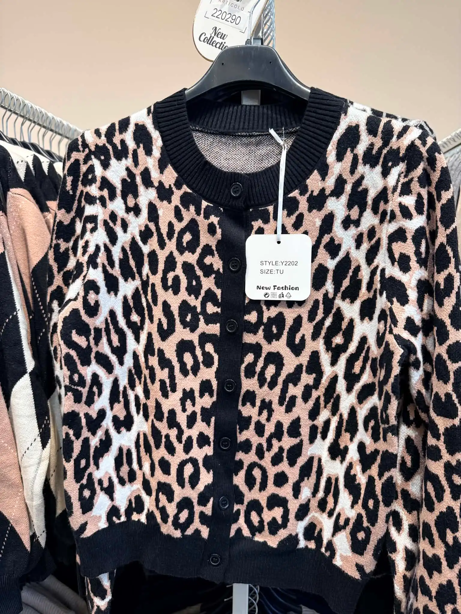 Buttoned Knit Cardigan