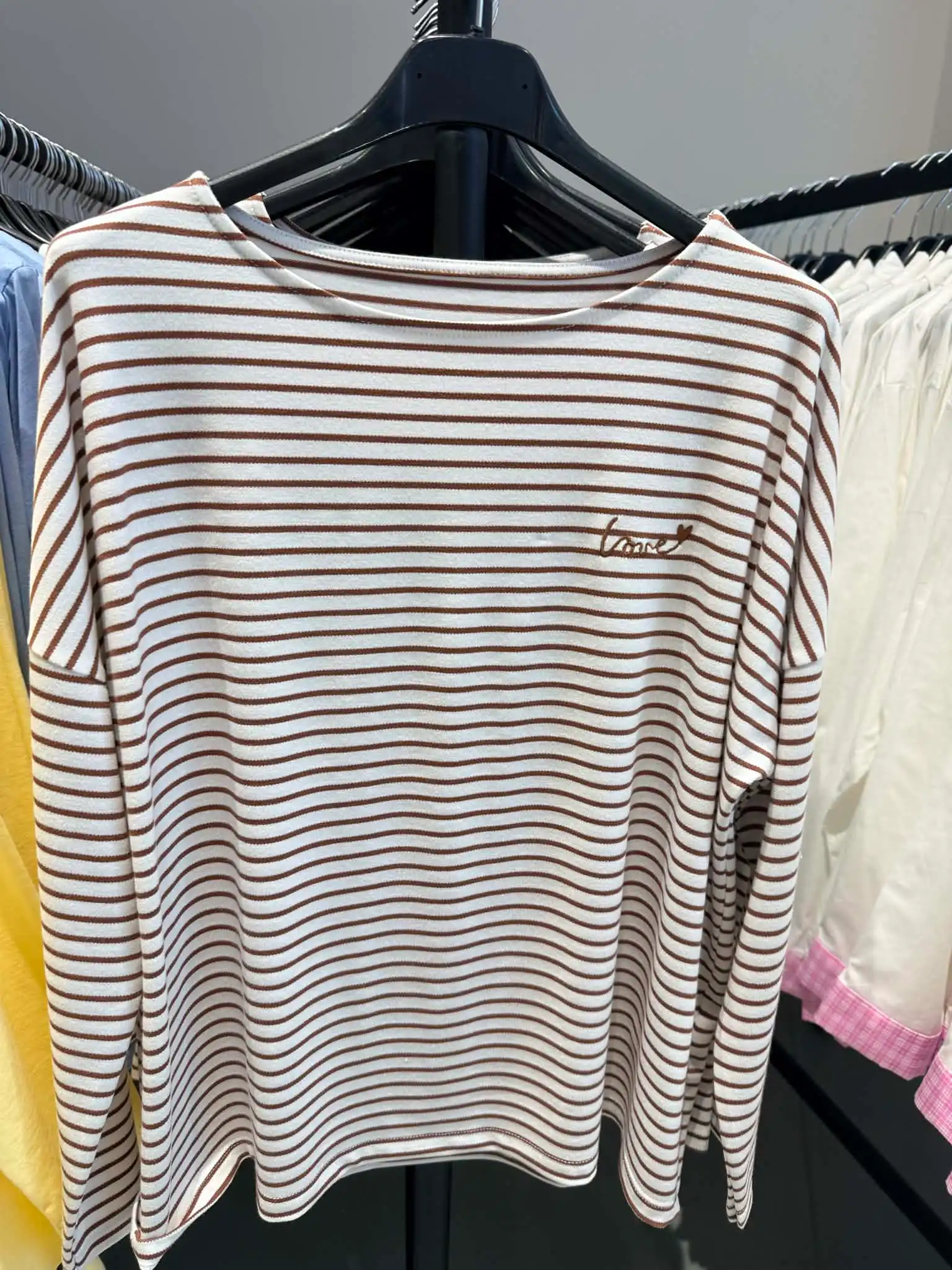 Striped Long-Sleeve Top