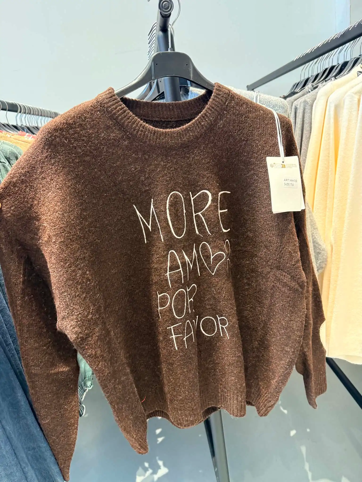 Fuzzy Alpaca Sweater