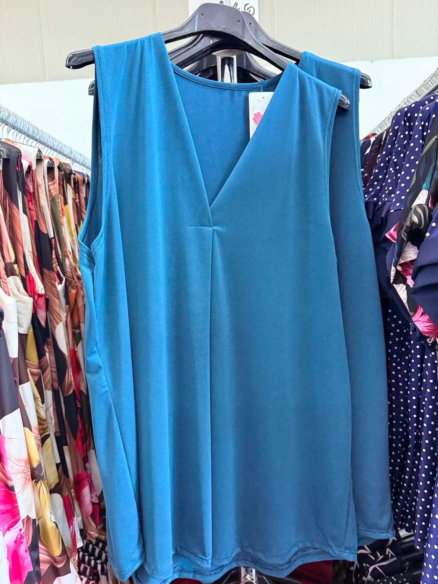 Sleeveless V-Neck Top