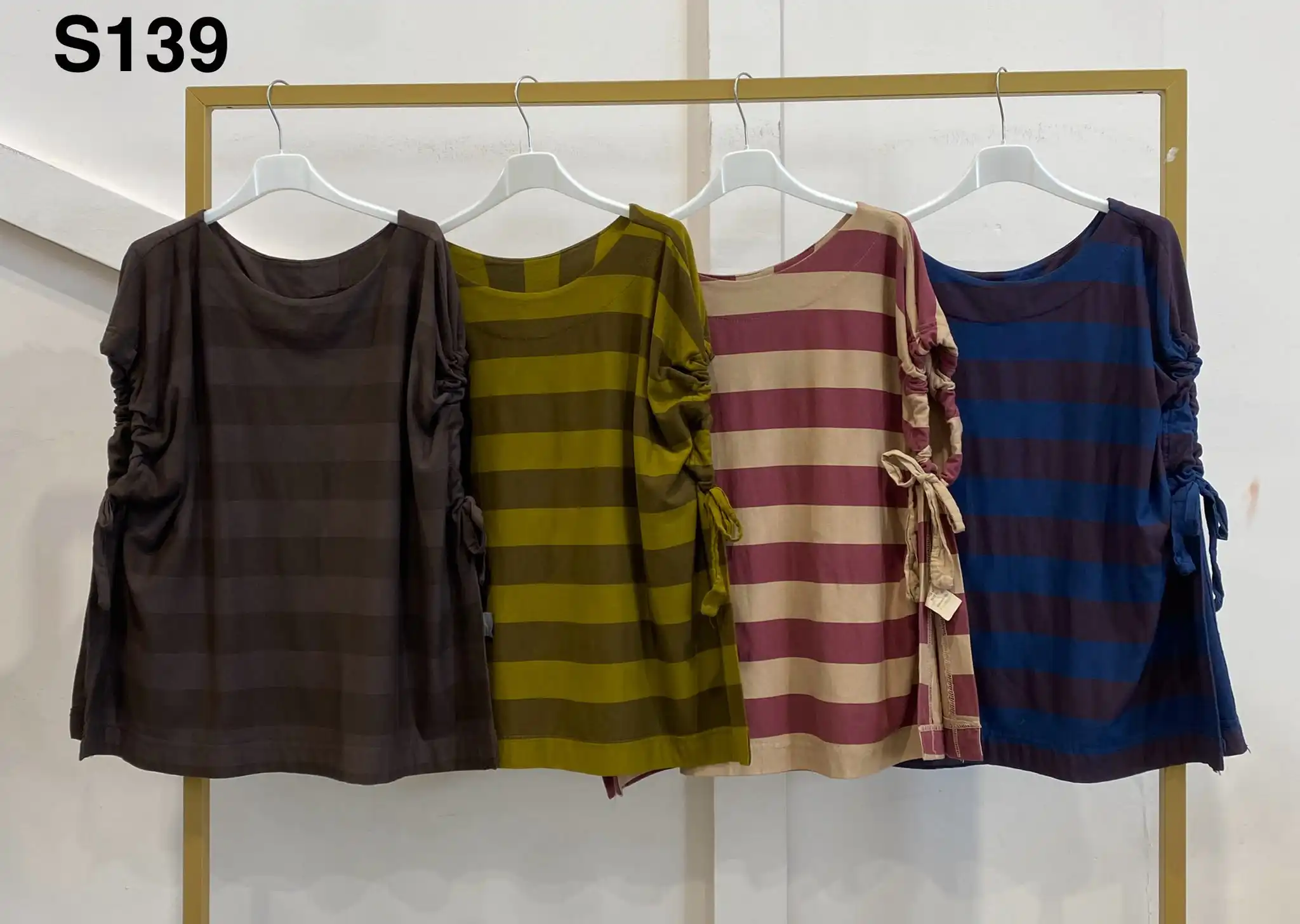 Loose Blouse with Ruching
