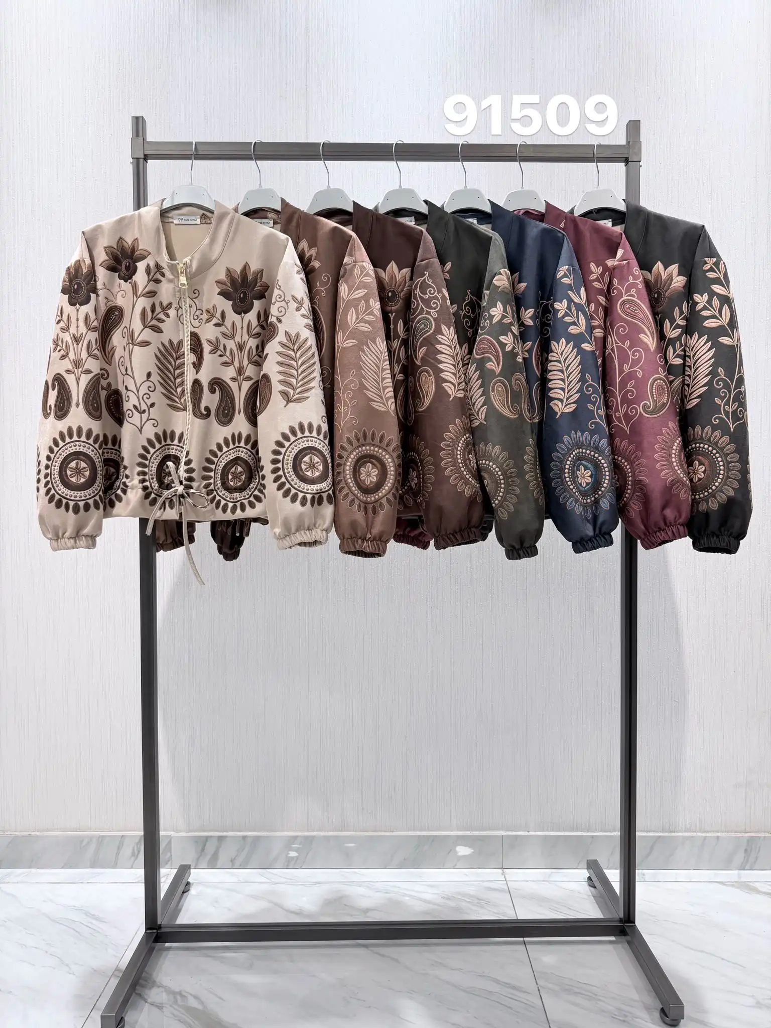 Bomber Jacket with Collar