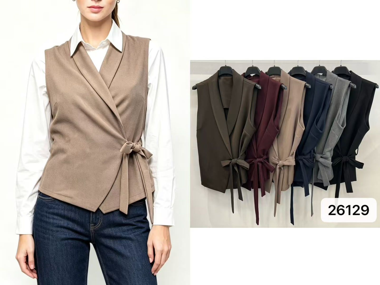 Wrap Vest Without Sleeves