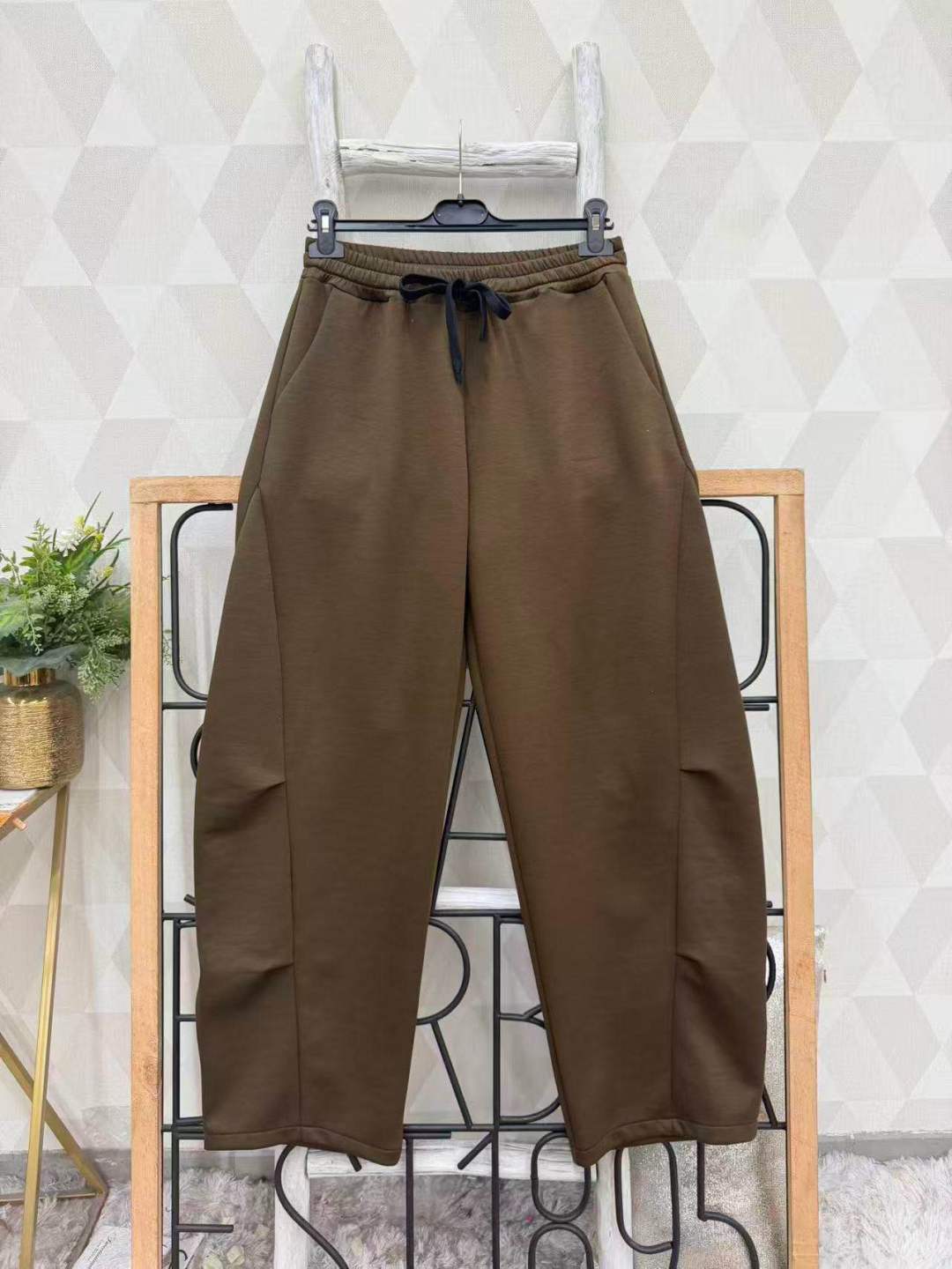 Regular Ankle-Length Trousers