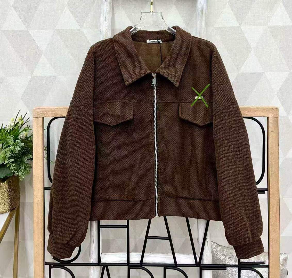 Boxy Zip Jacket with Collar