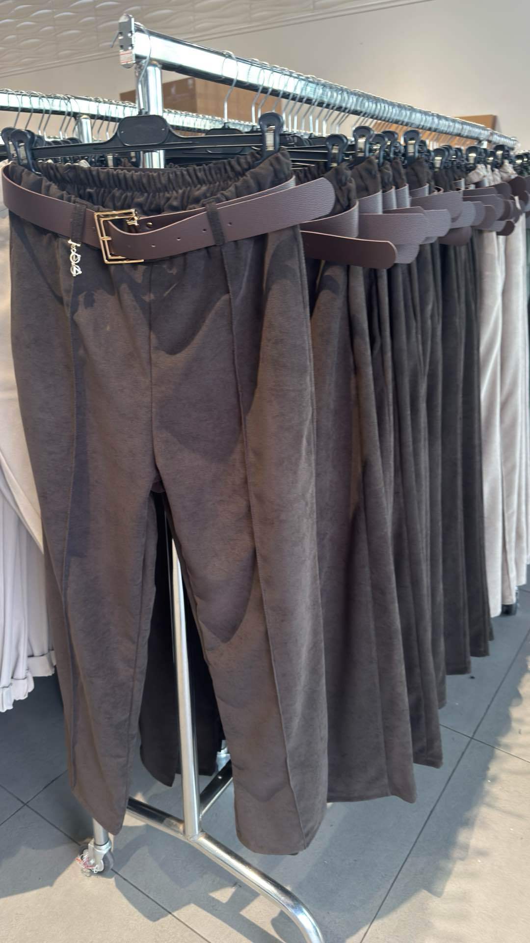 Straight High‑Waist Trousers