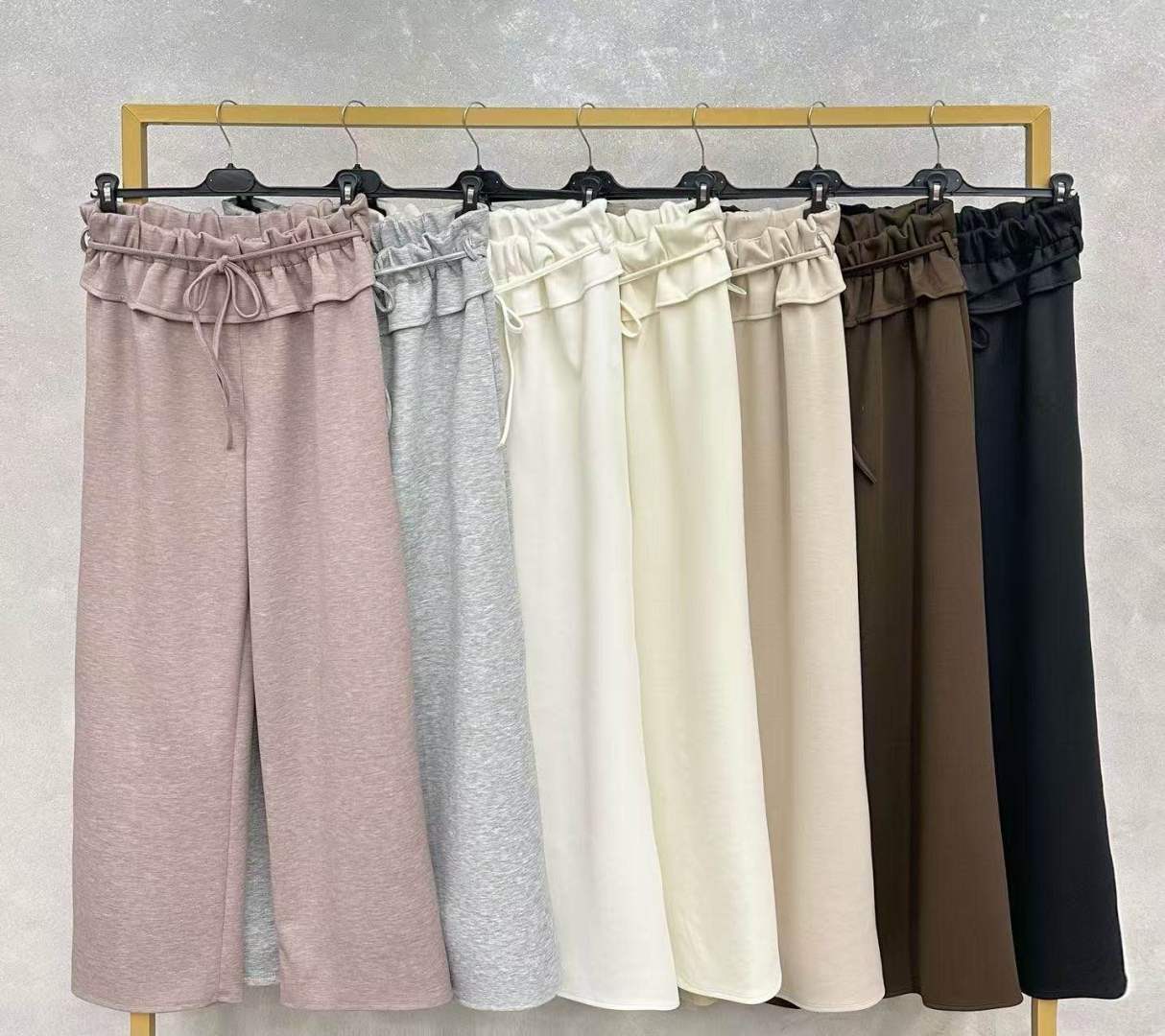 Regular Tracksuit Set — Top & Wide Leg Pants