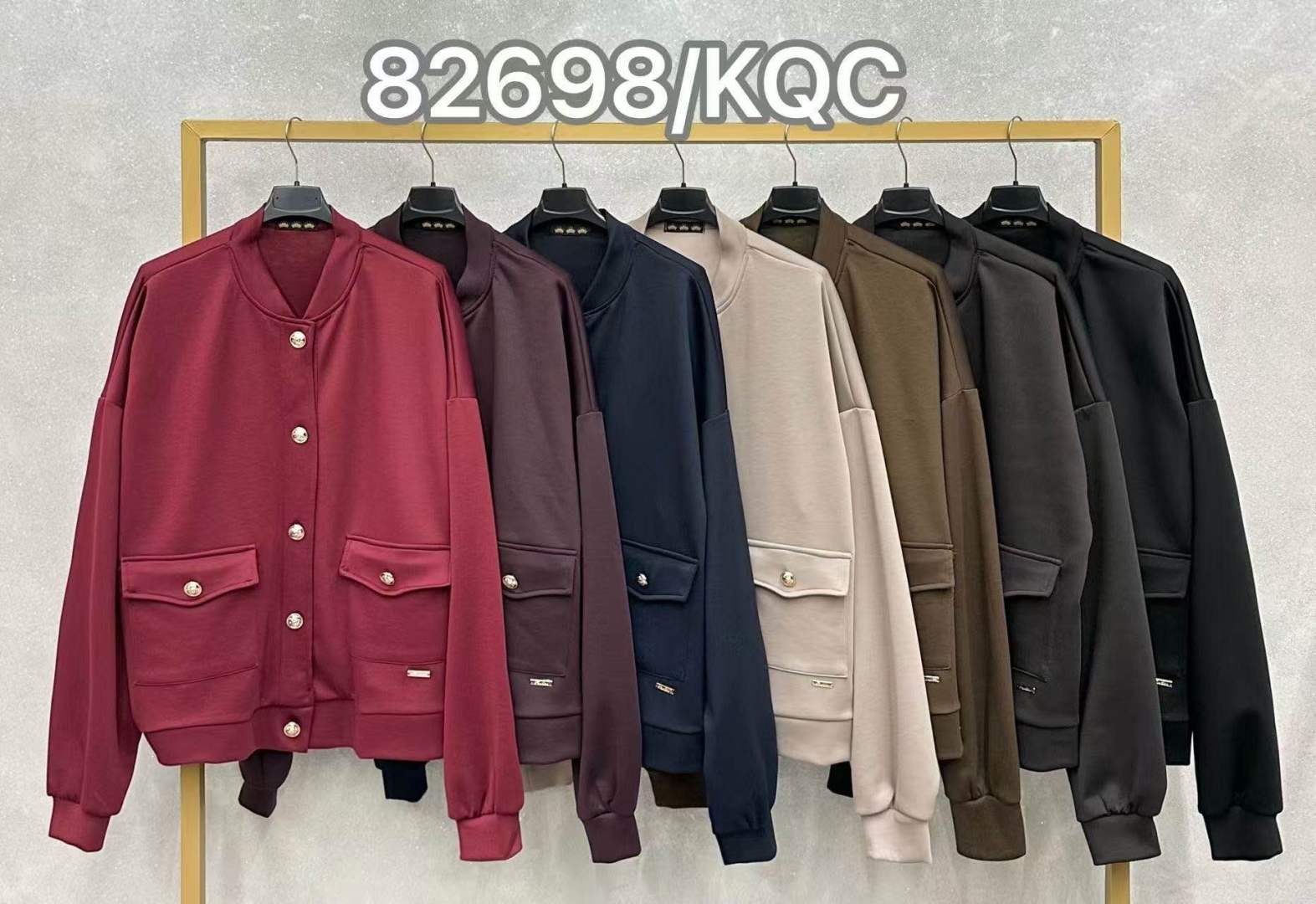 Relaxed Hip-Length Bomber Jacket