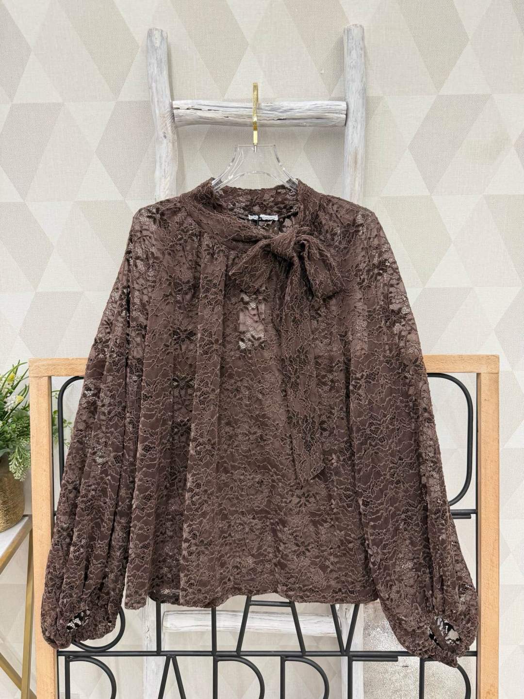 Lace Bow Blouse