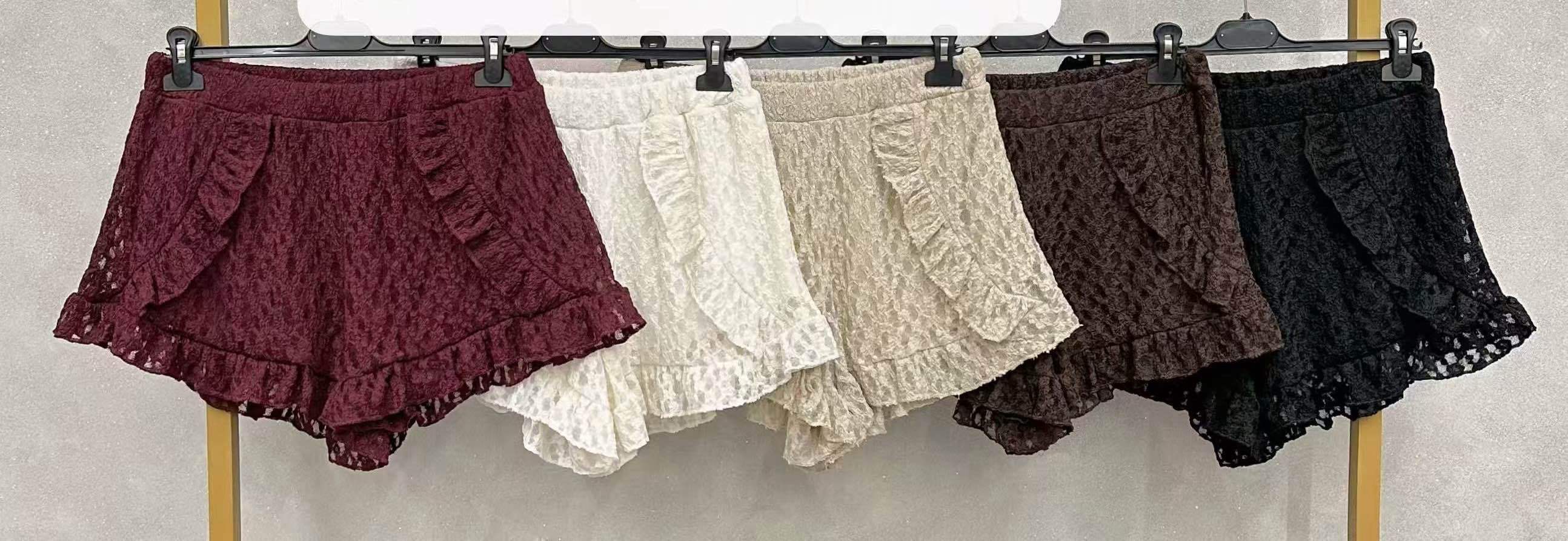 Lace Ruffle Shorts