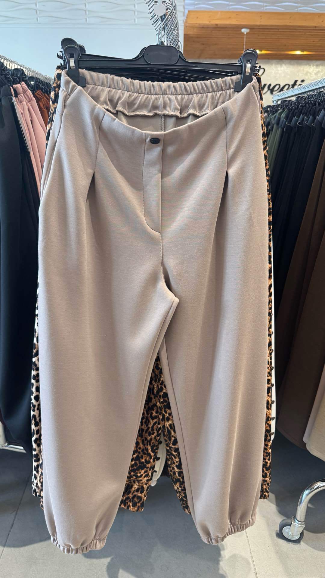 Elastic-Waist Jogger Trousers
