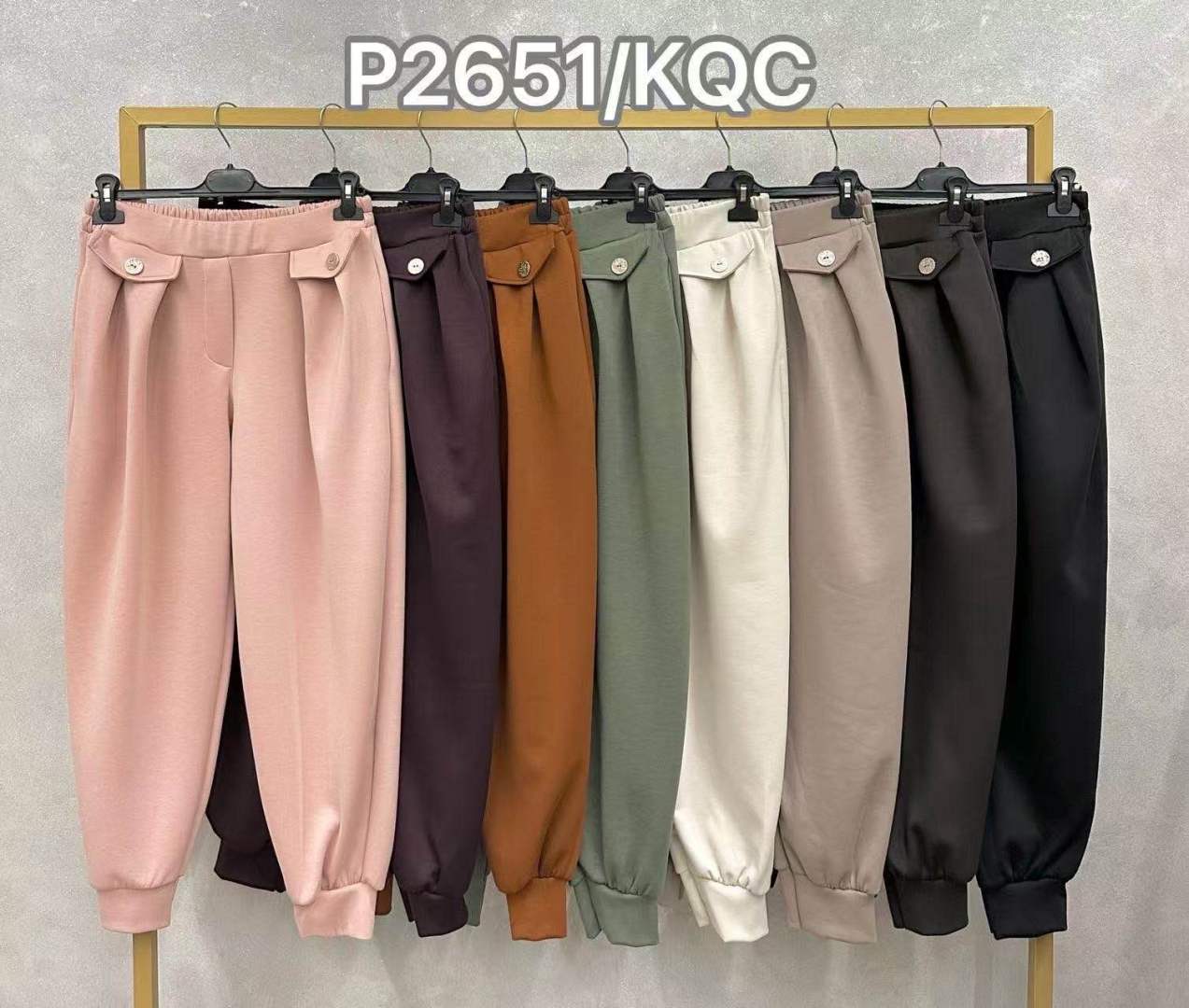 Draped Balloon Trousers with Pleats