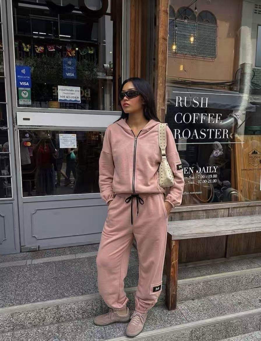 Hooded Tracksuit Set