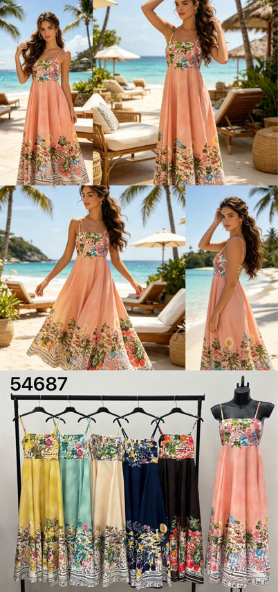 Maxi A-line Dress