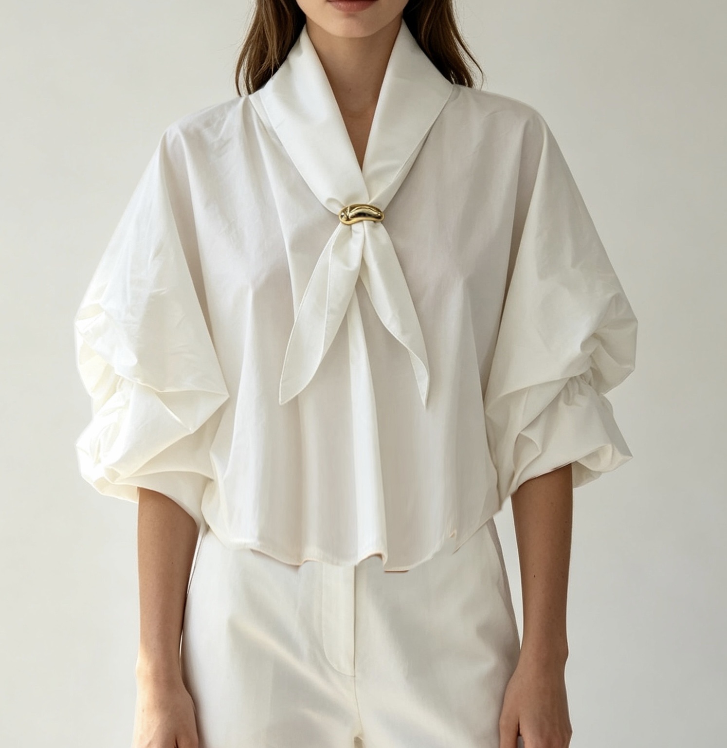 Relaxed Shirt with Collar
