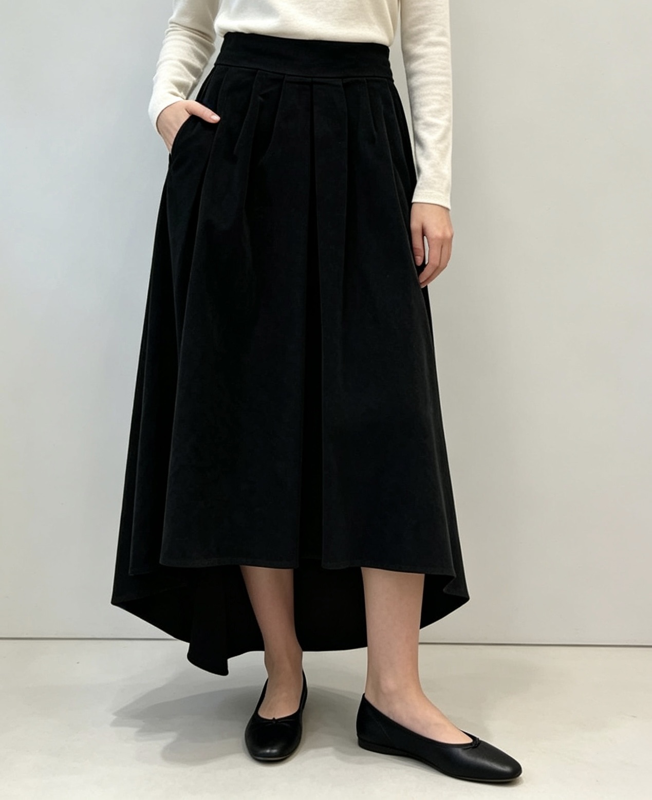 Regular Flared Skirt