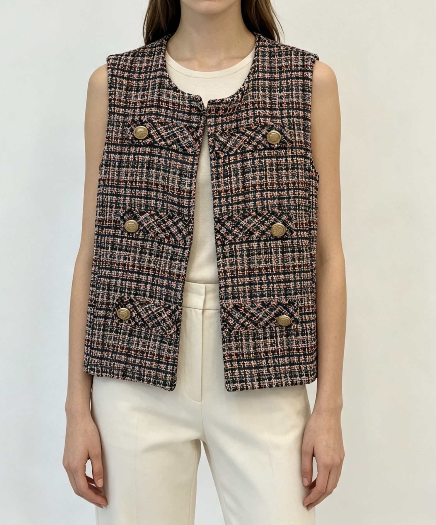 Hip-Length Straight Vest