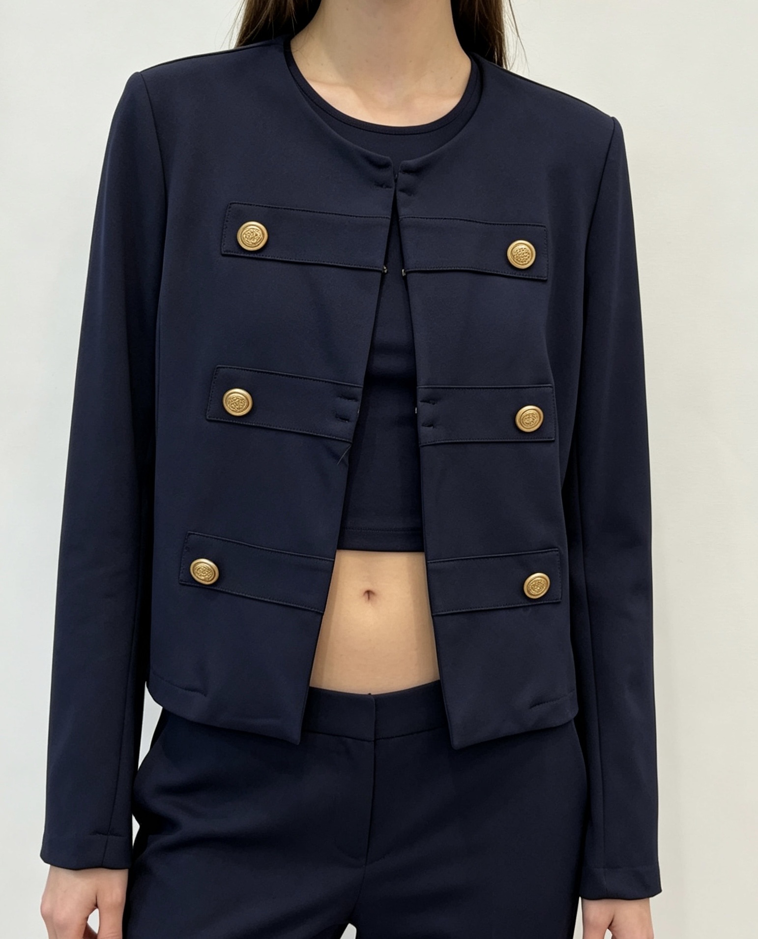 Tailored Hip-Length Jacket