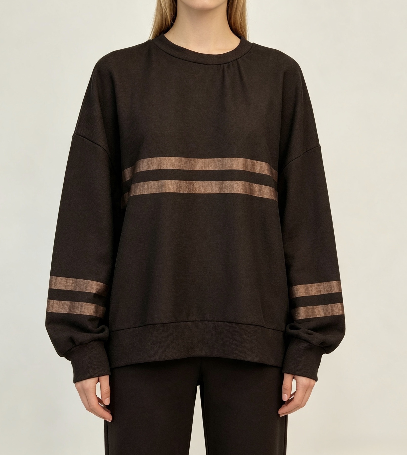 Relaxed Stripe Sweatshirt