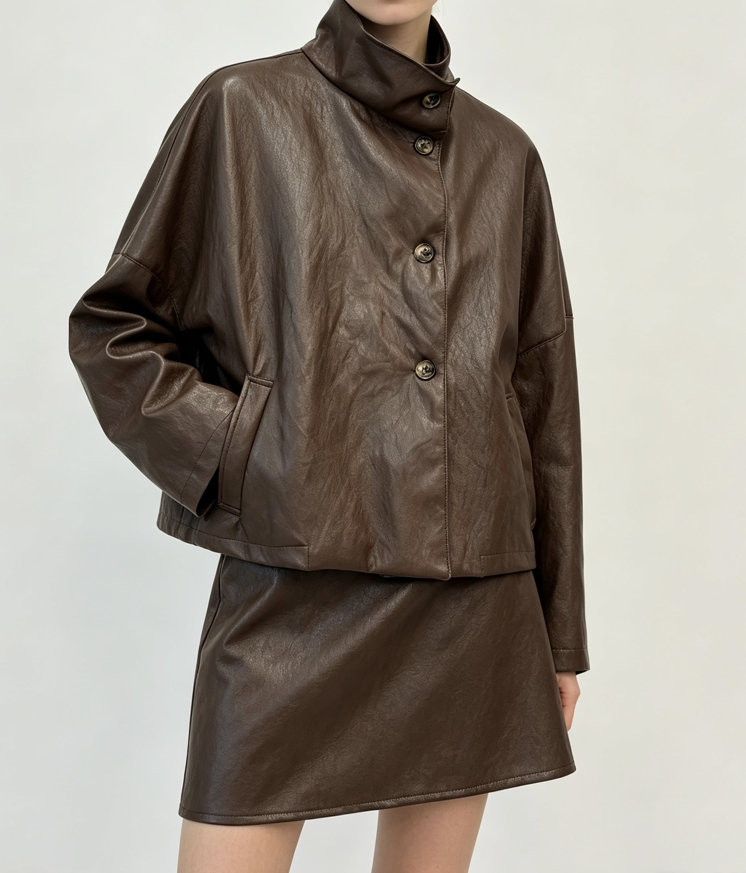 Oversized Hip-Length Jacket
