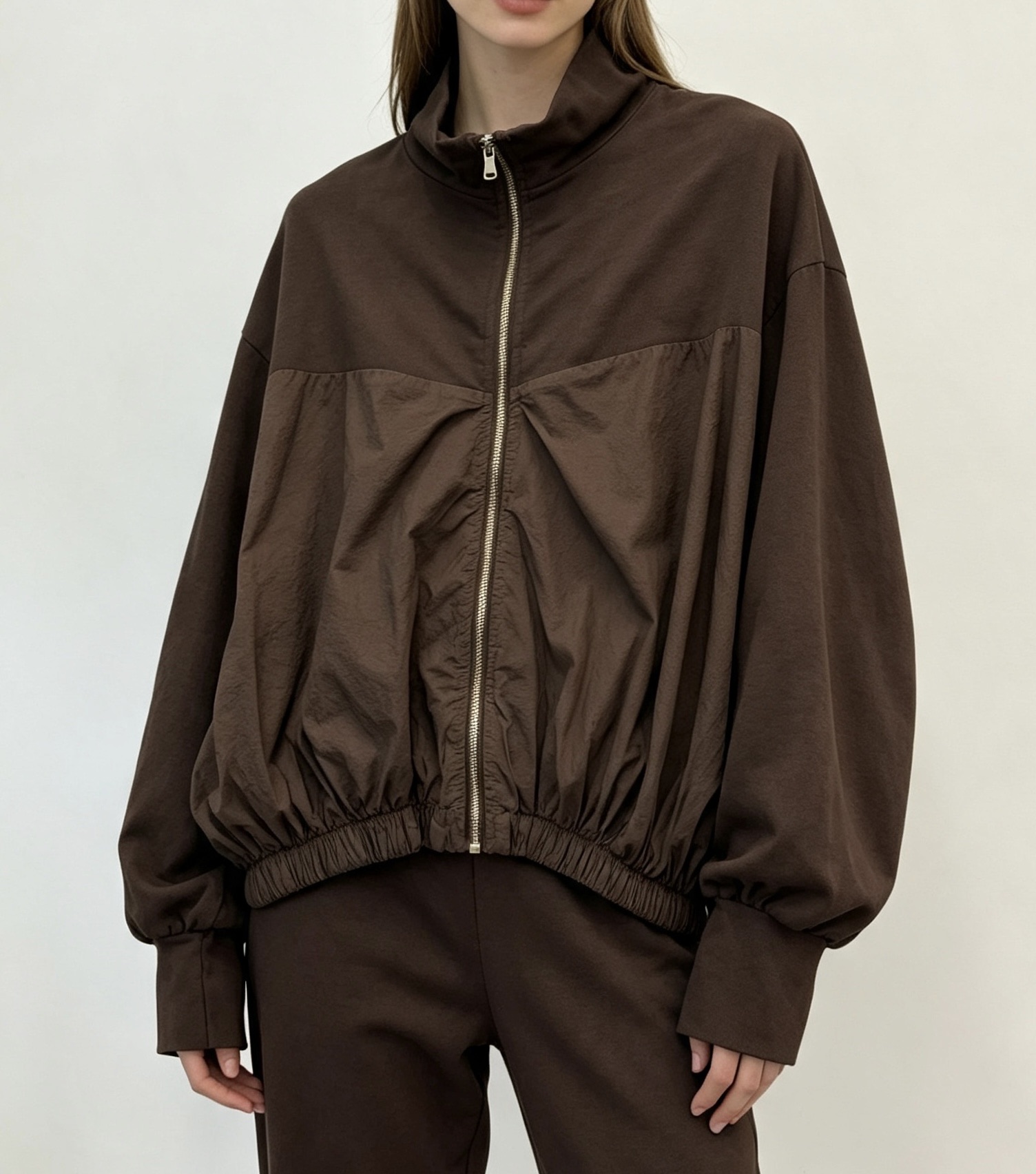 Oversized Jacket with Collar