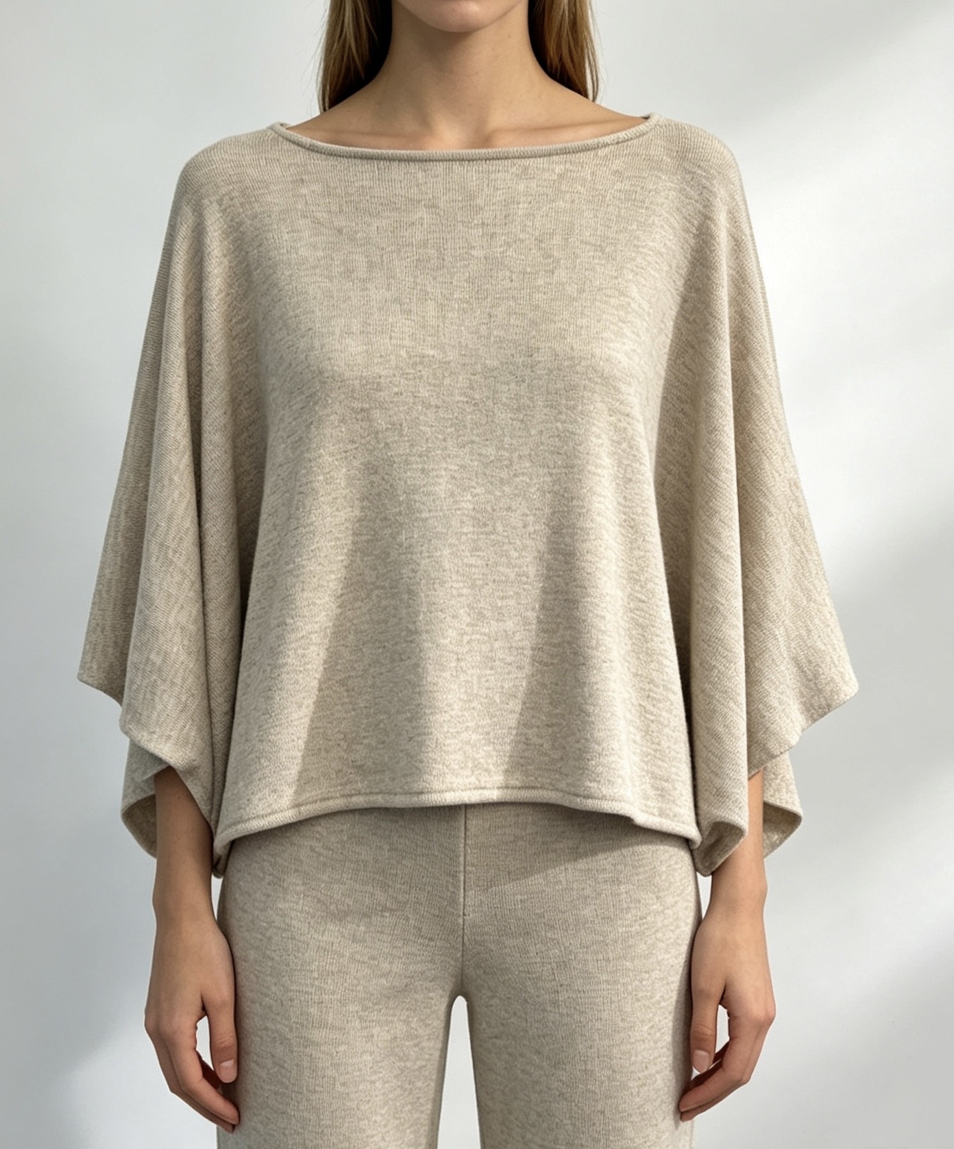 Oversized Boat-Neck Top