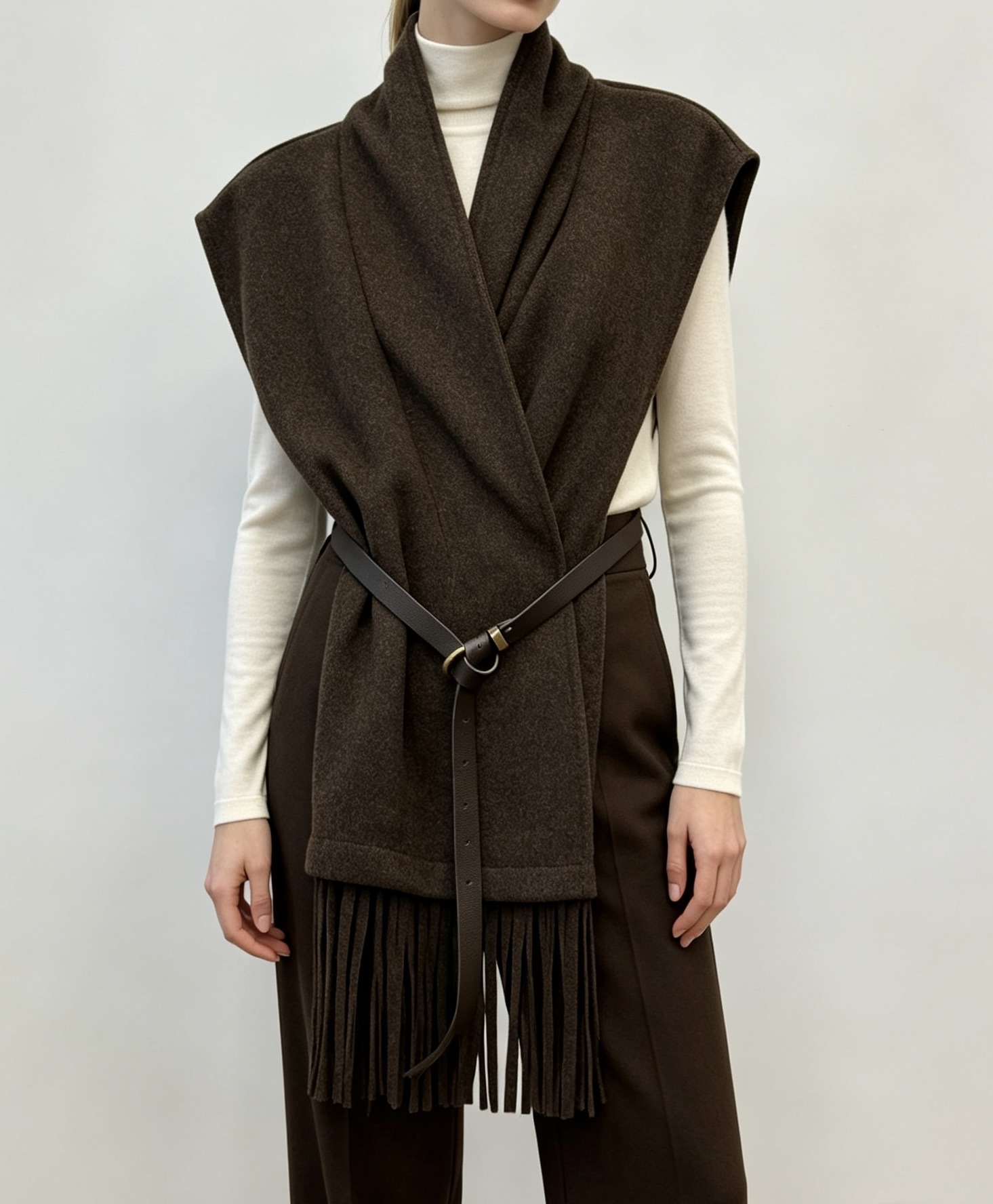 Extended Fringe Vest