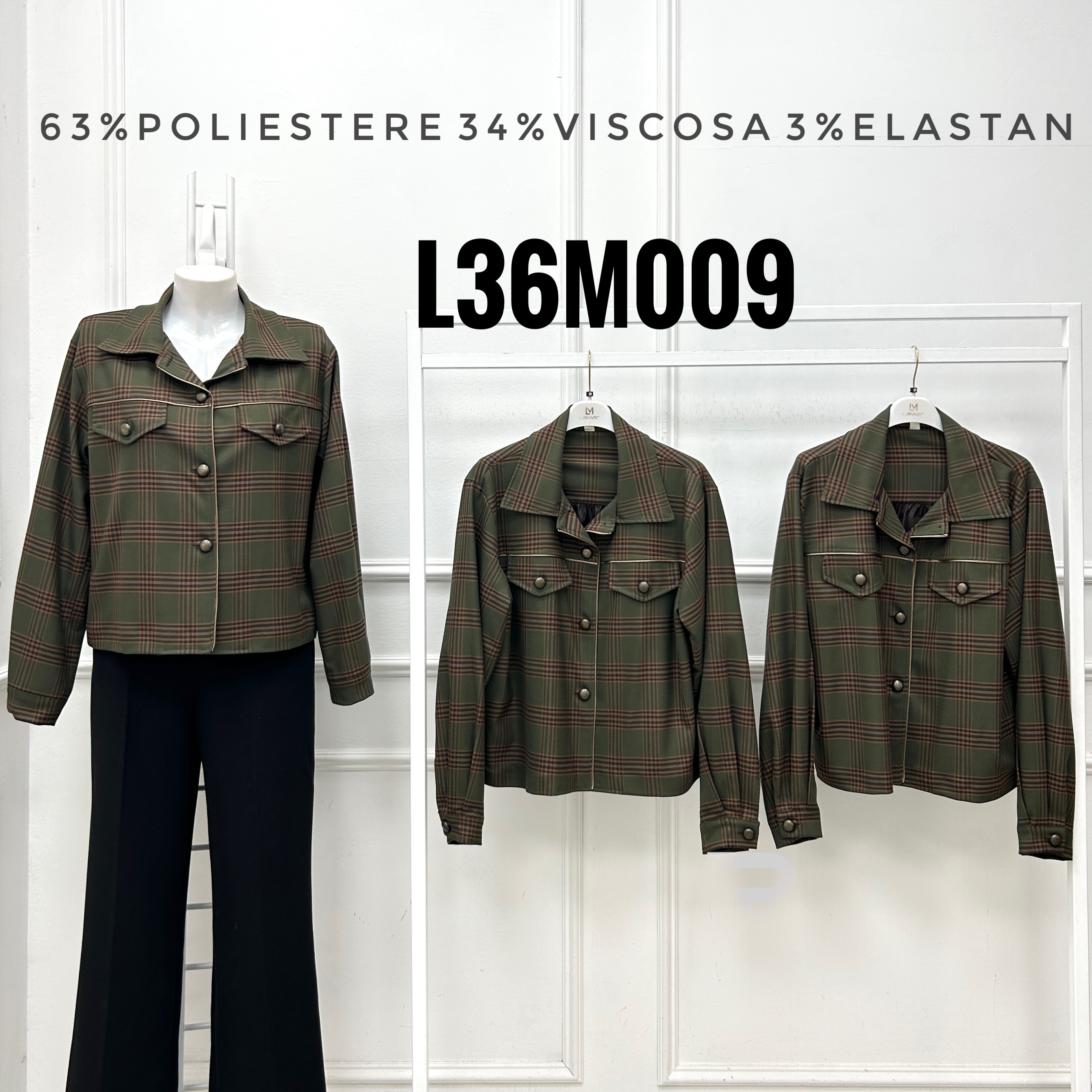Checked Shirt Jacket