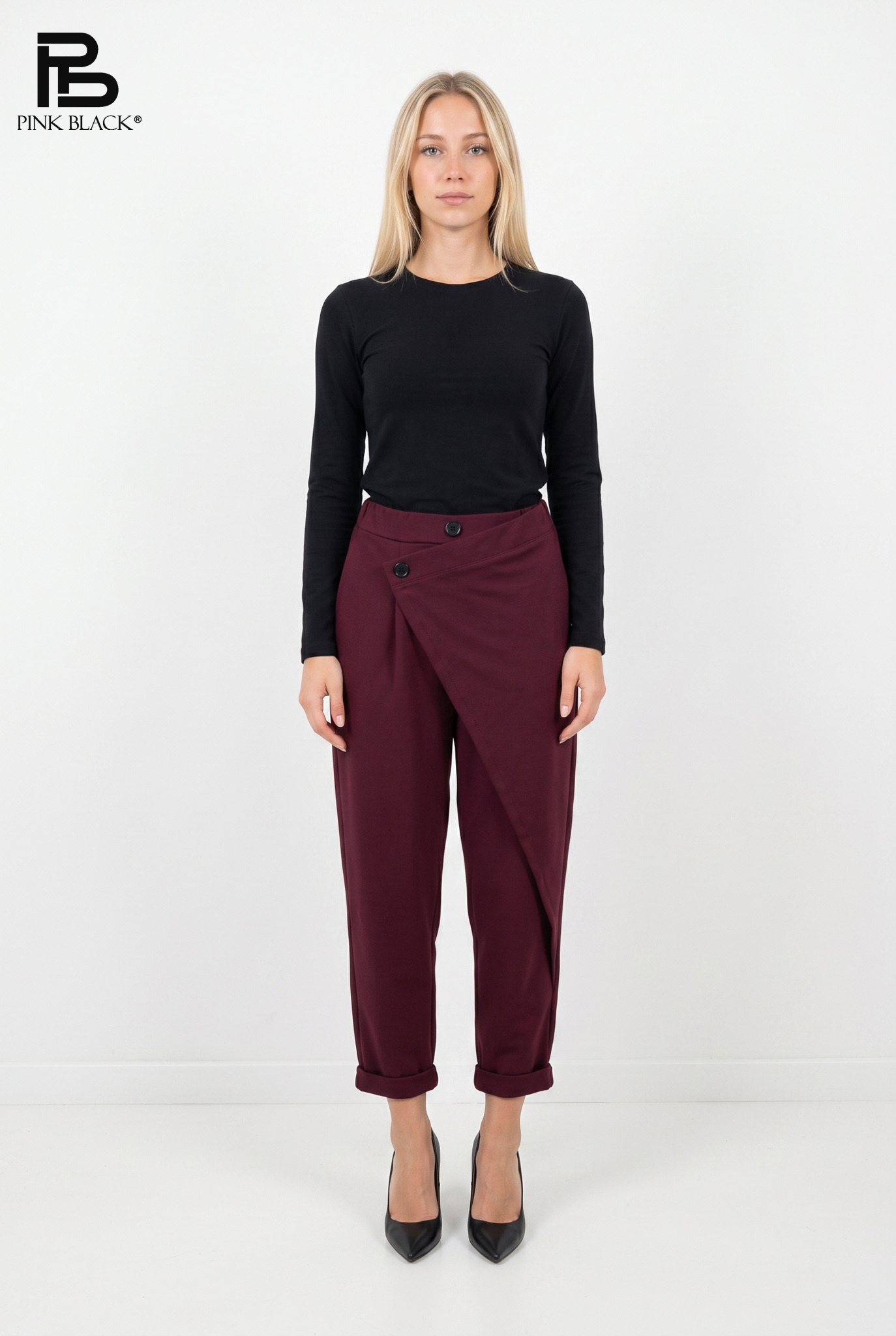 Ankle‑Length Straight Trousers