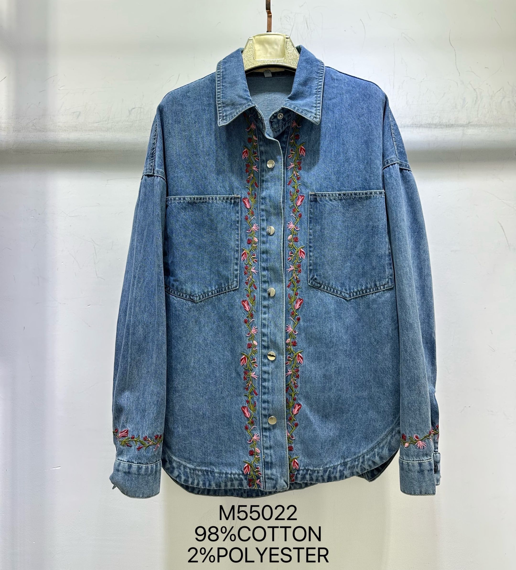 Oversized Embroidered Shirt