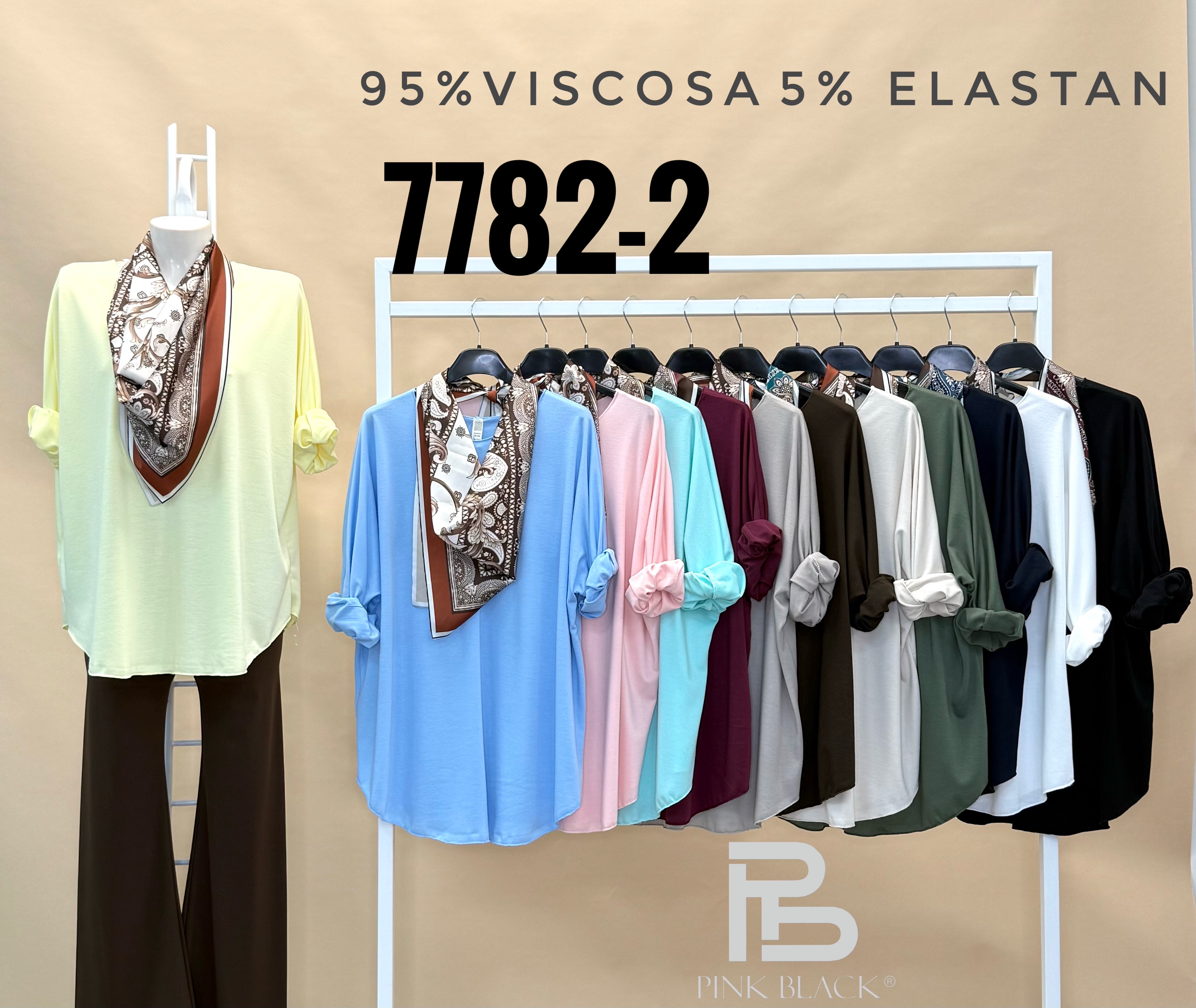 Relaxed V‑Neck Blouse