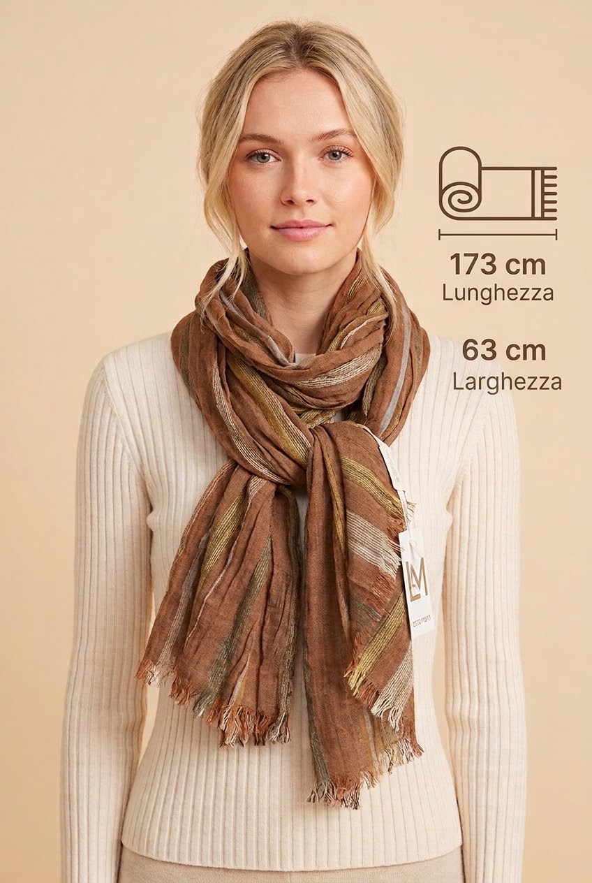 Light Fringed Scarf