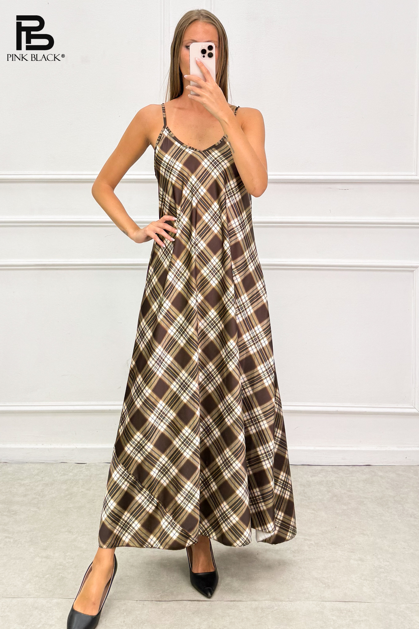 Sleeveless A-line Maxi Dress
