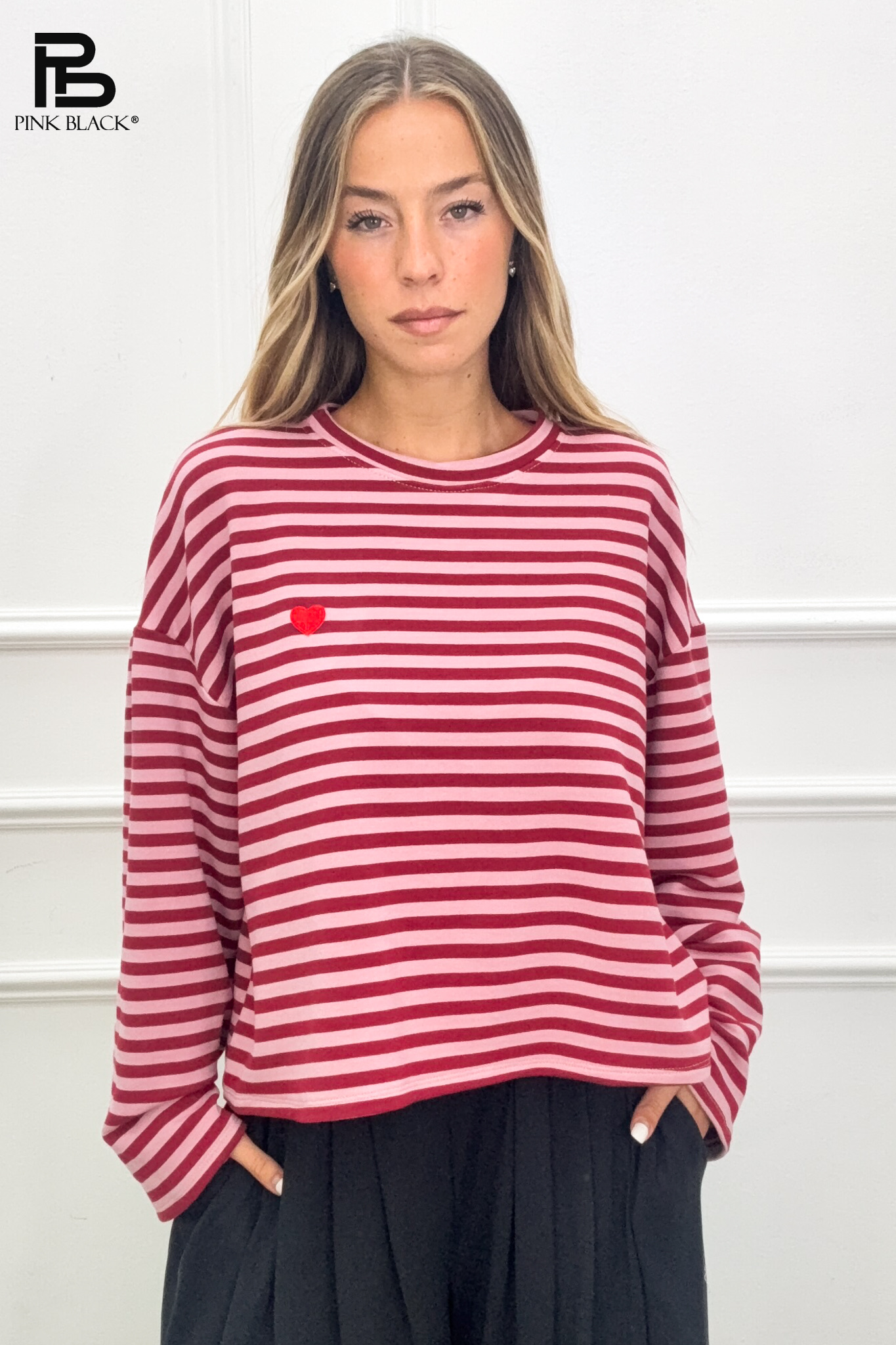 Oversized Striped Top