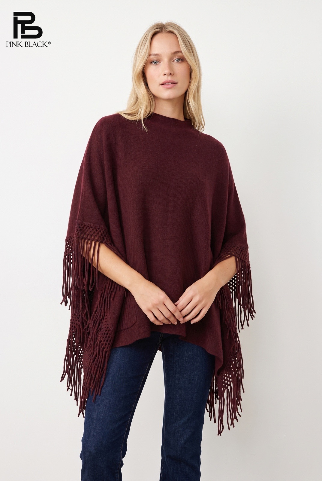Oversized Fringe Sweater
