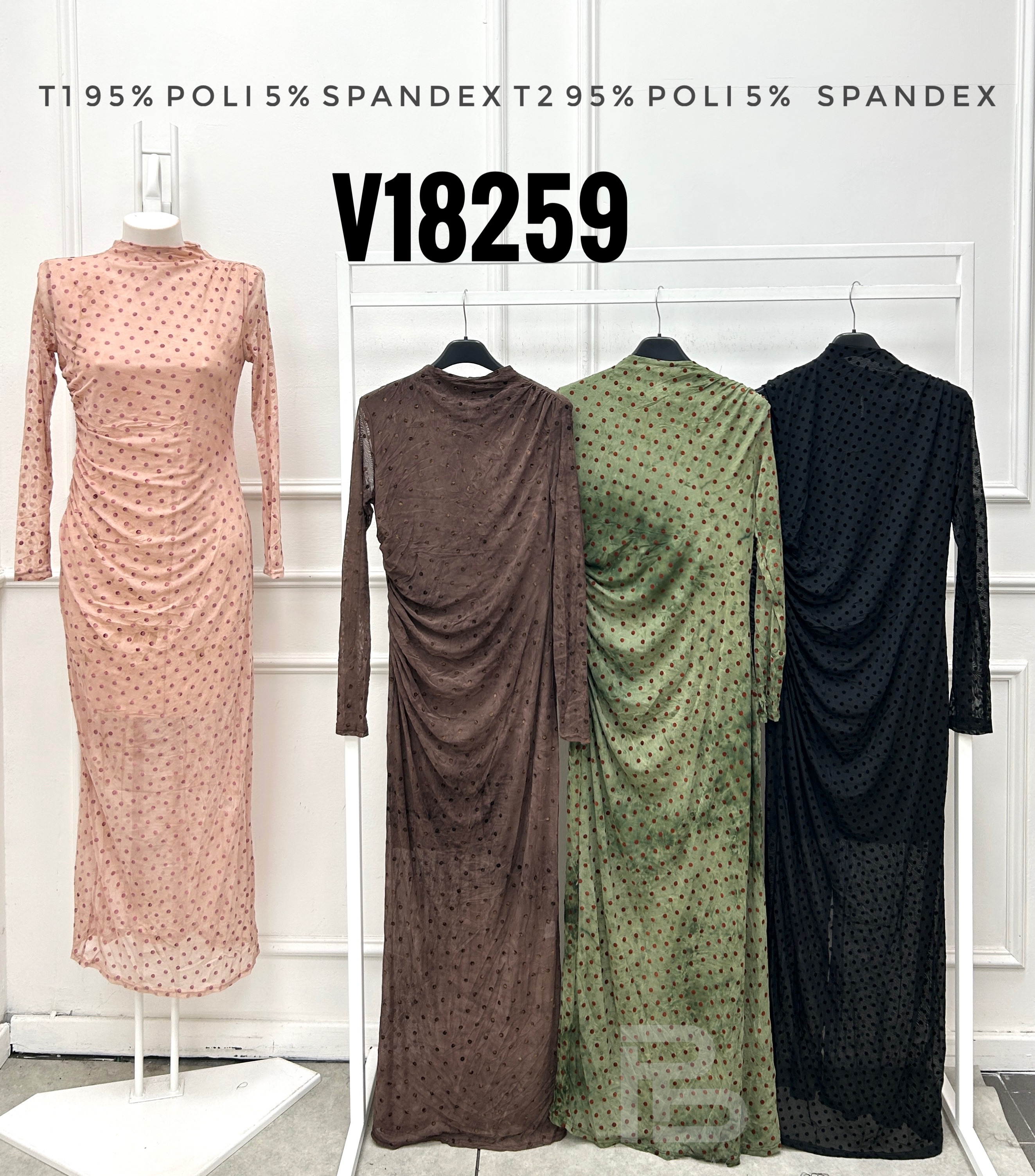 Fitted Maxi Pencil Dress with Funnel Neck