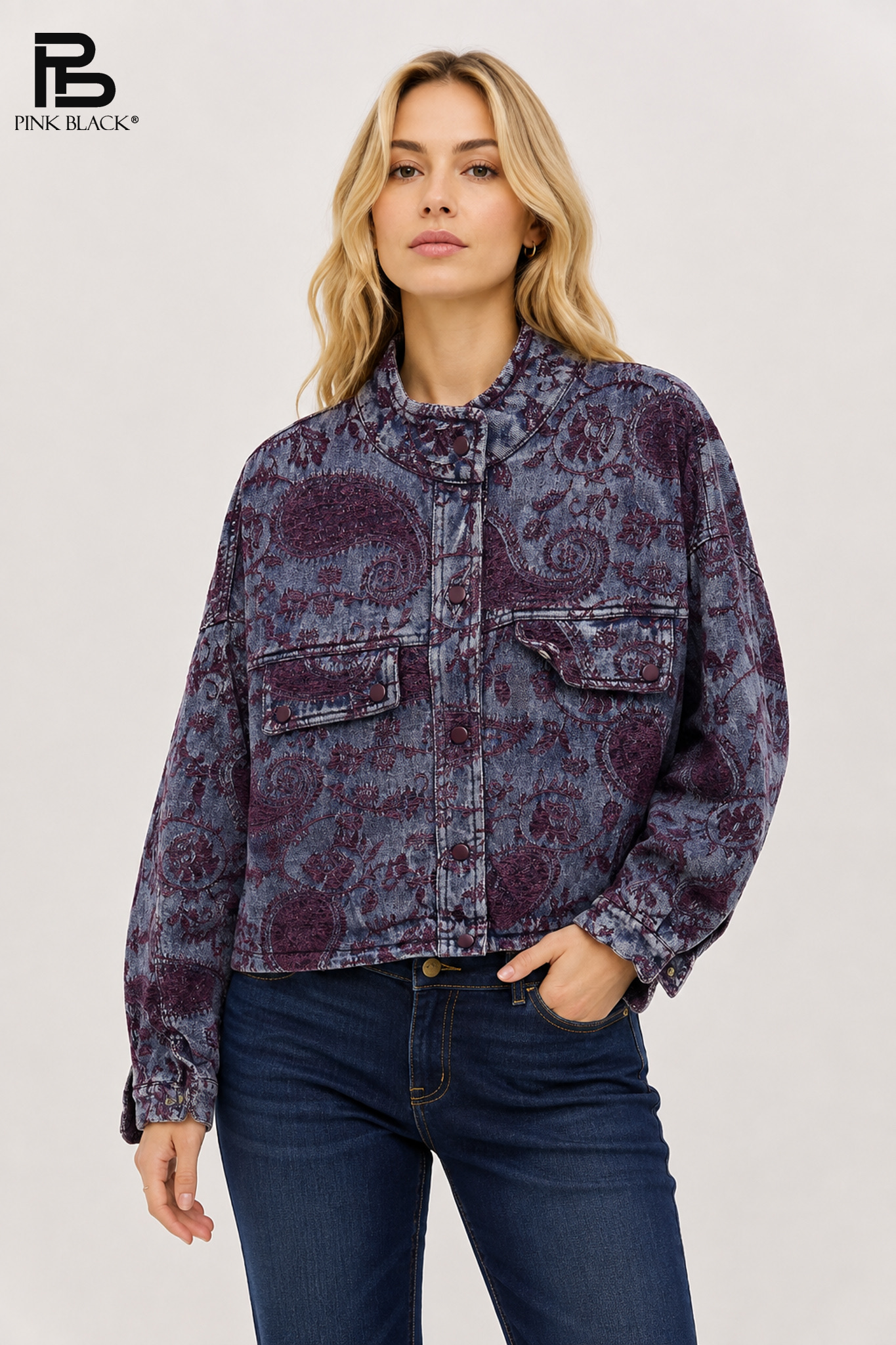Cropped Cotton Jacket