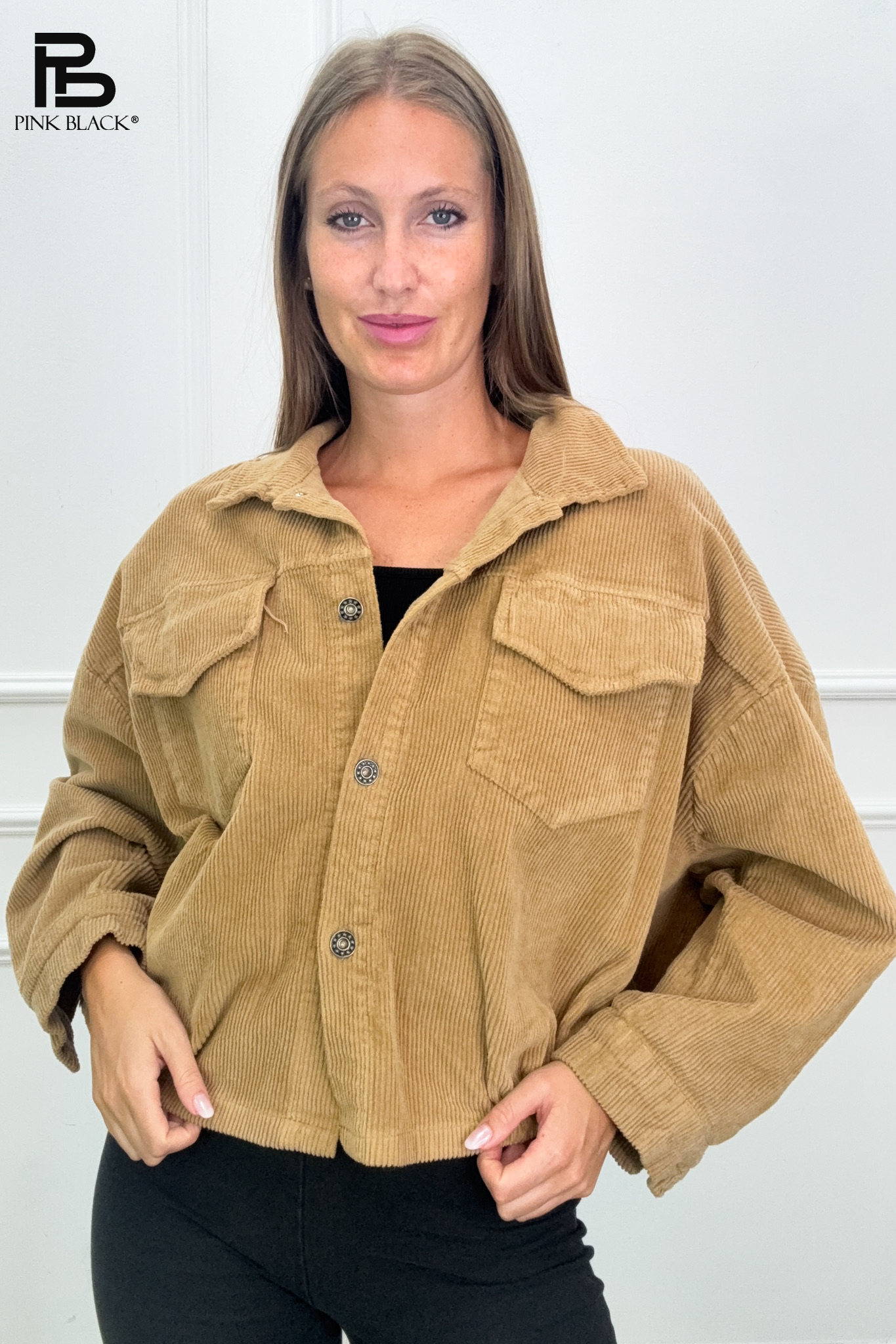 Oversize Jacket with Collar