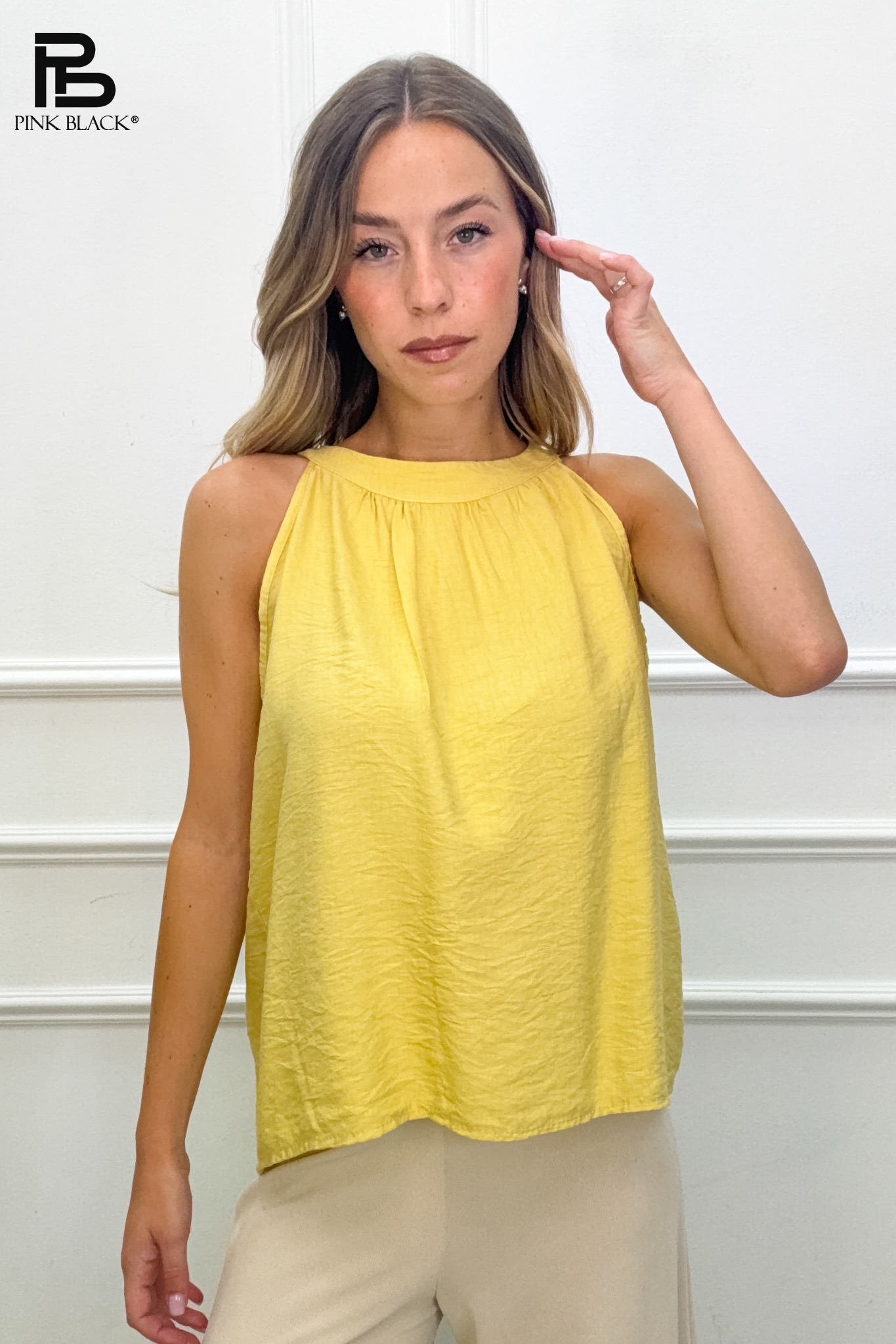 Sleeveless A-line Top