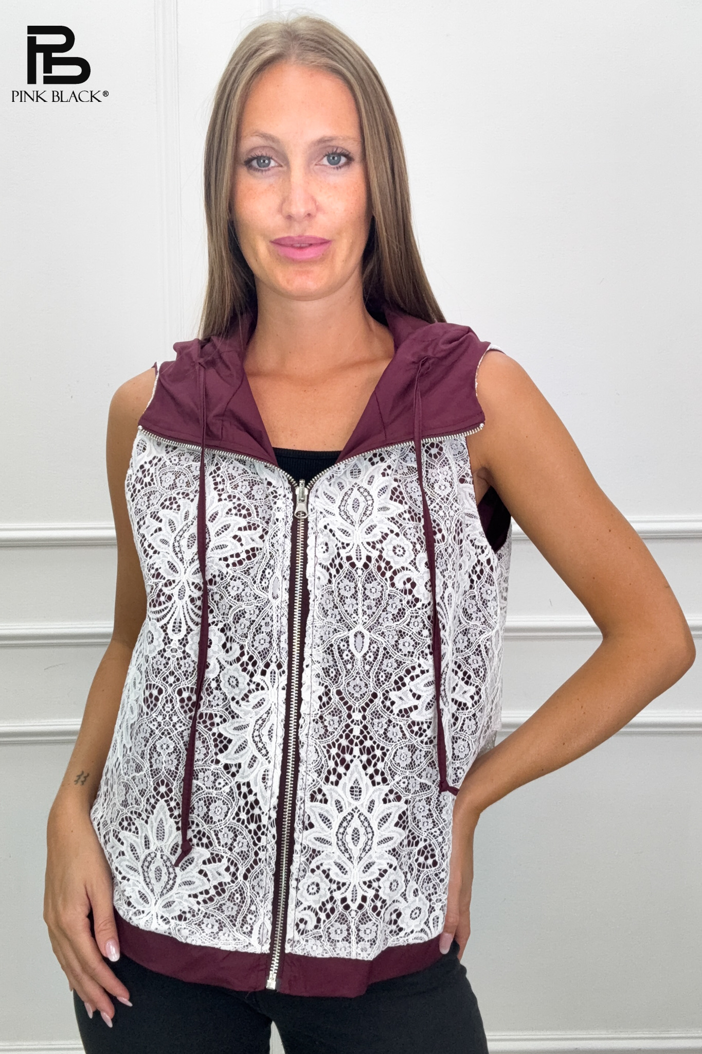 Relaxed Hooded Vest