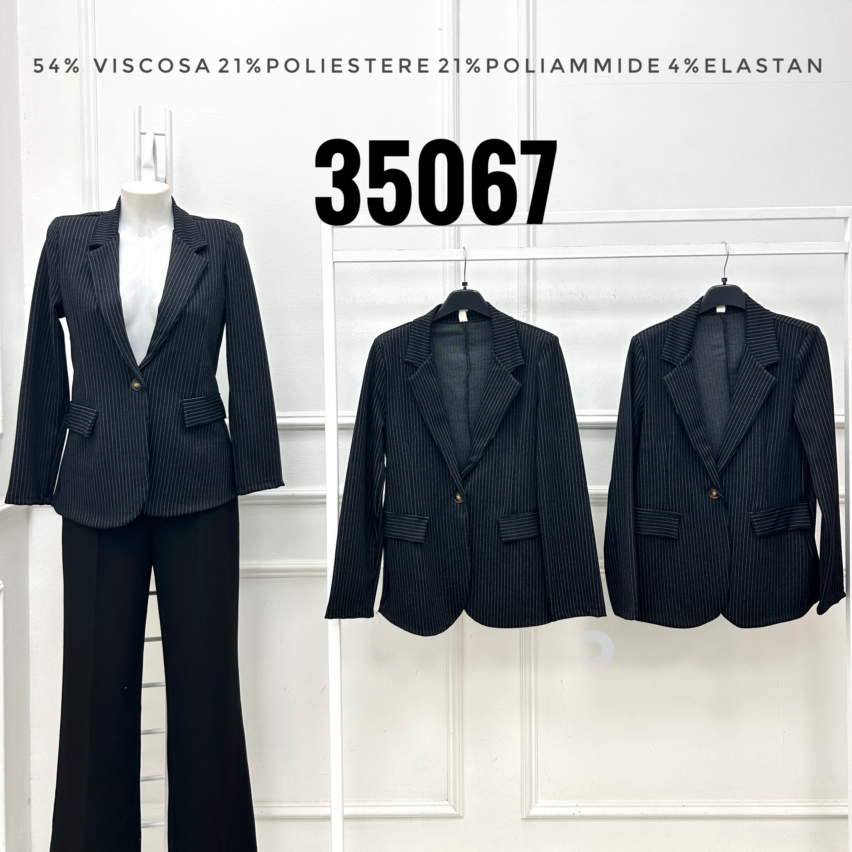 Tailored Blazer with Lapels