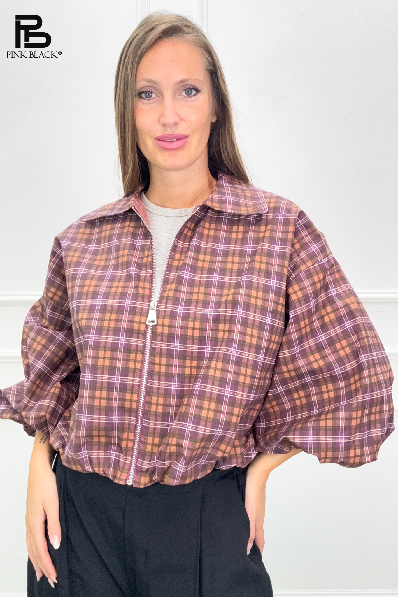 Oversized Jacket with Collar