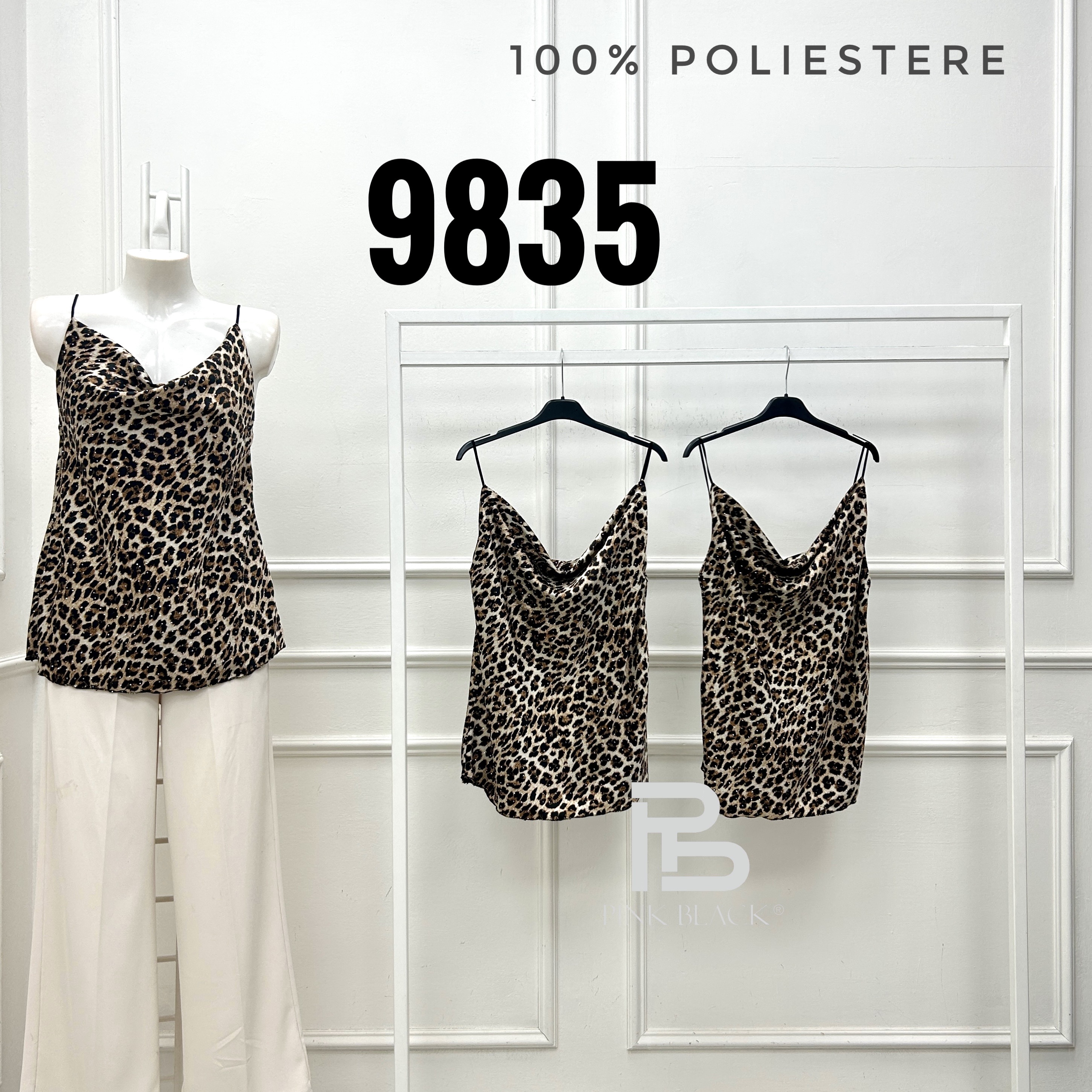 Cowl-neck Crop Top