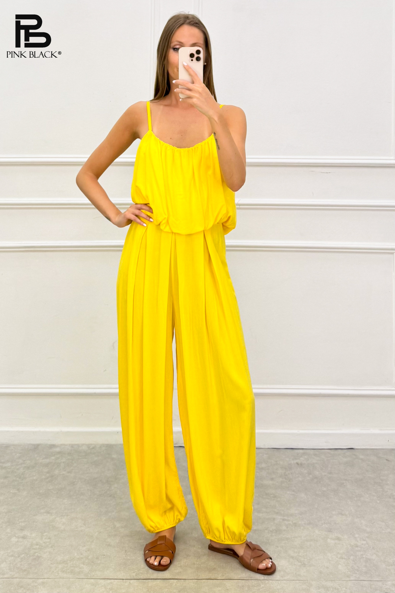 Relaxed Ankle-Length Jumpsuit