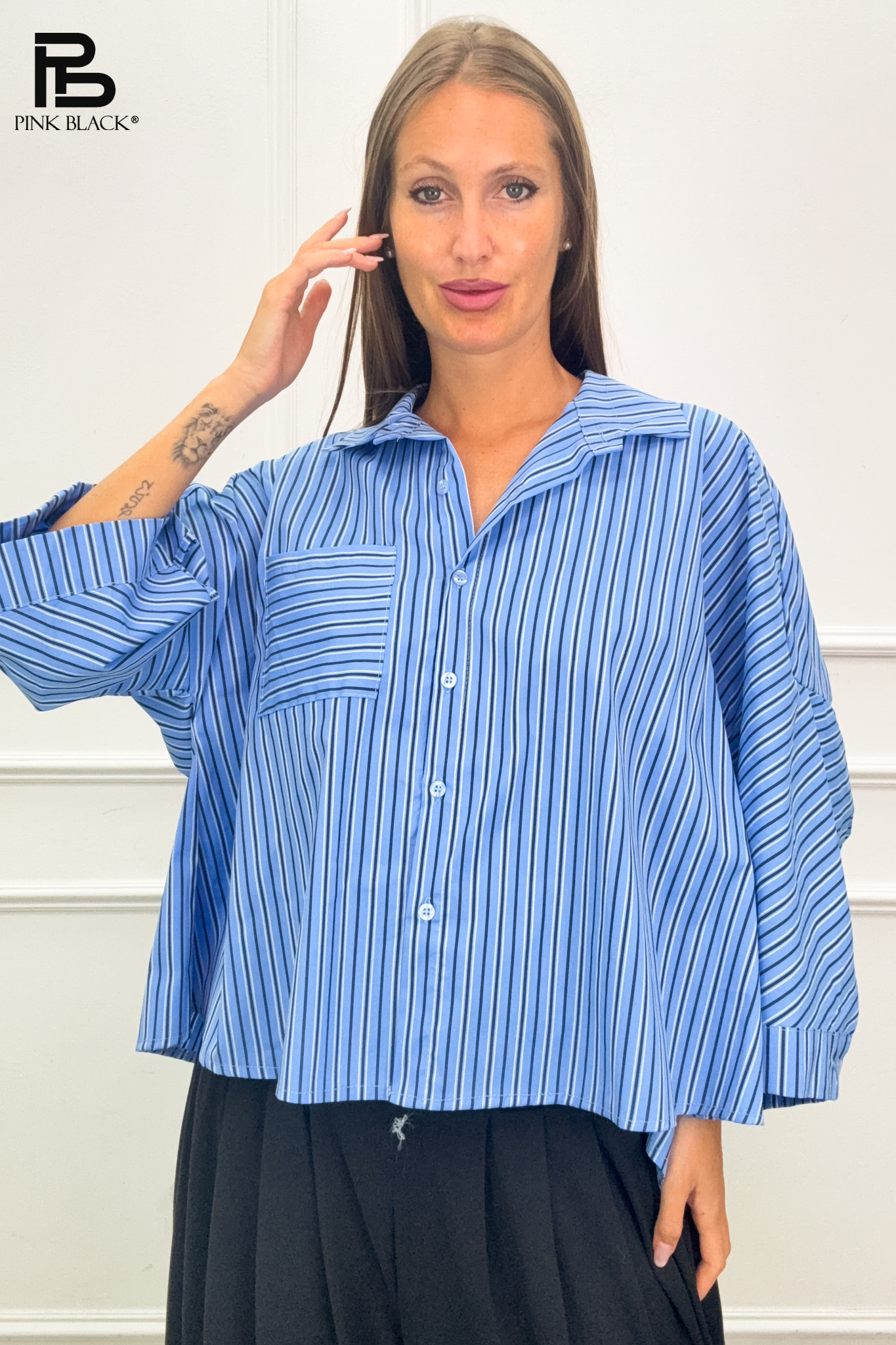 Oversized Shirt with Belt